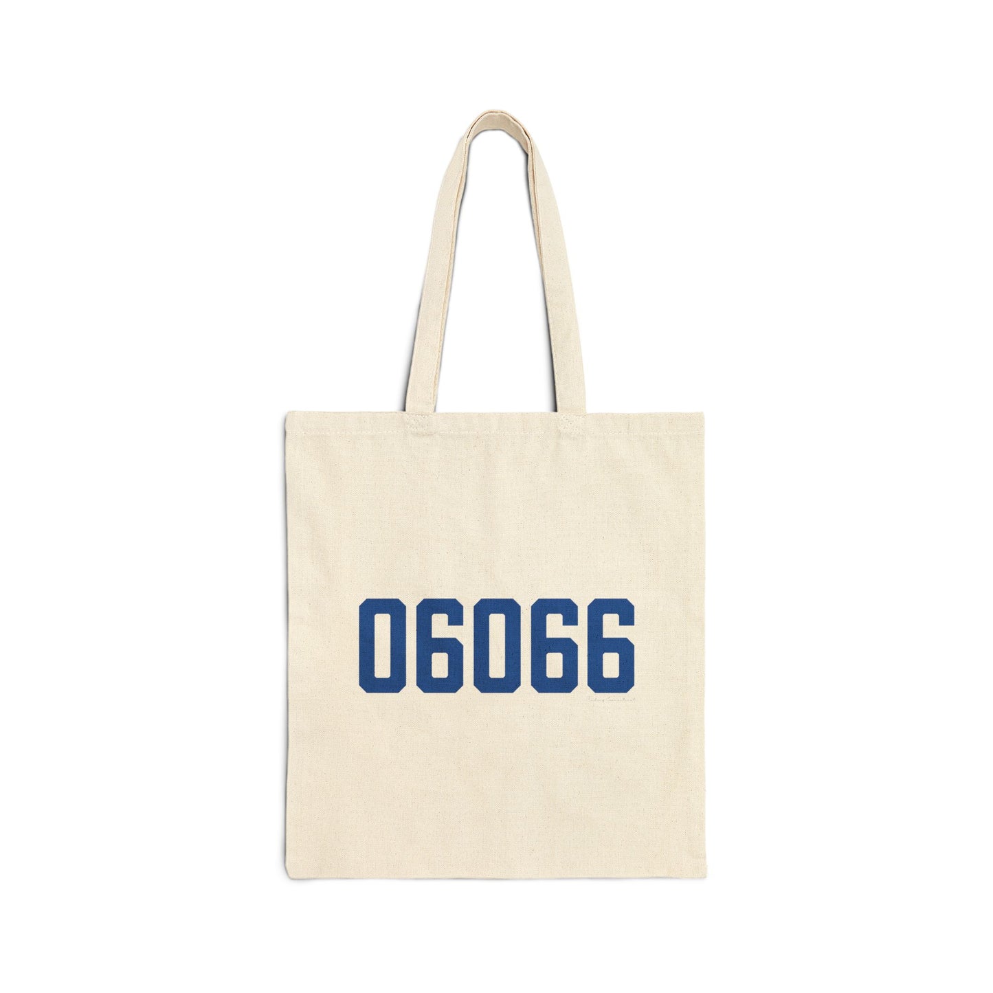 06066 Vernon Connecticut Zip Code Cotton Canvas Tote Bag