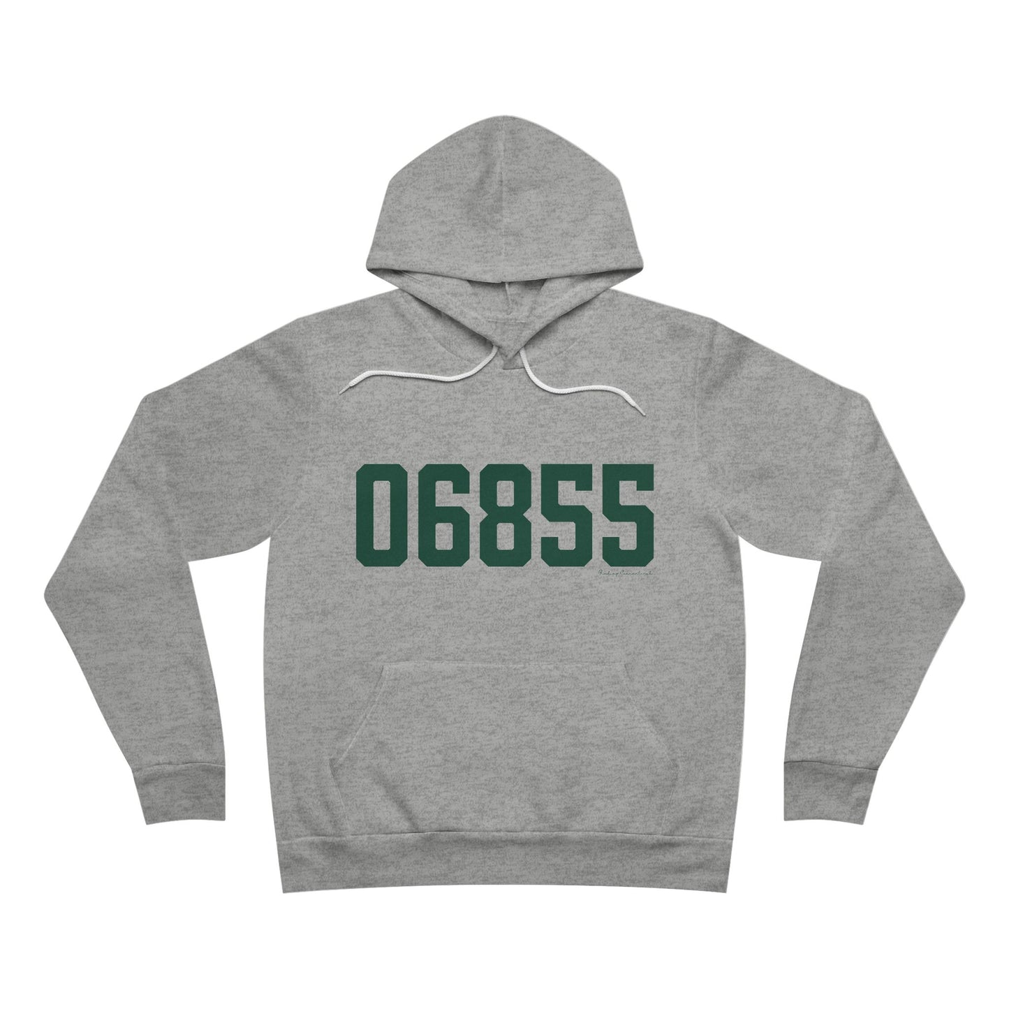 06855 Norwalk Connecticut Zip Code Unisex Sponge Fleece Pullover Hoodie Sweatshirt