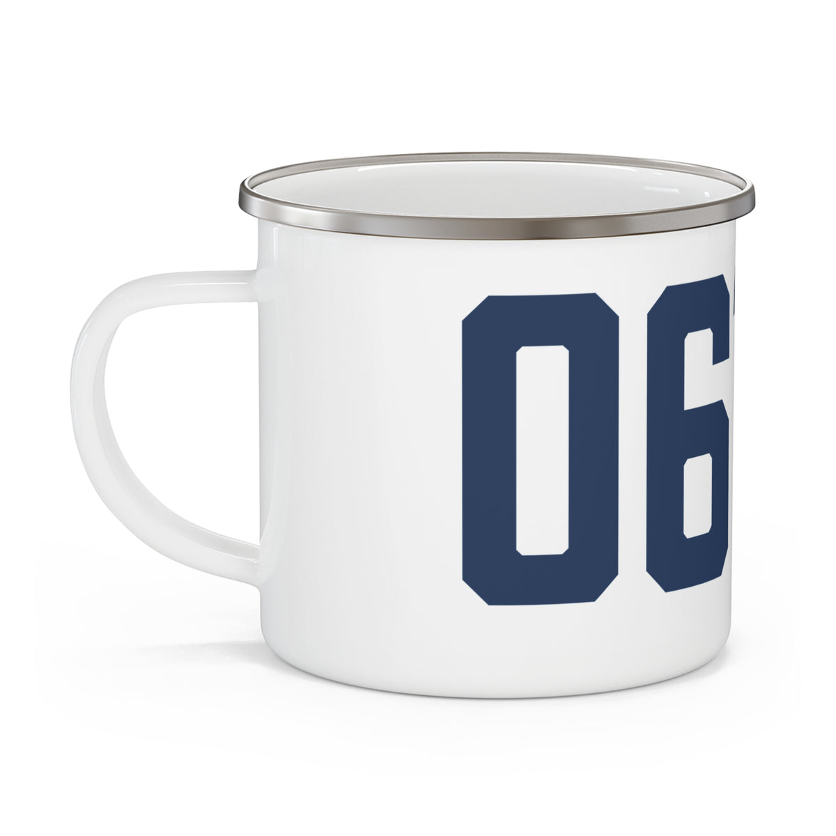 06109 Wethersfield Connecticut Zip Code Enamel Camping Mug