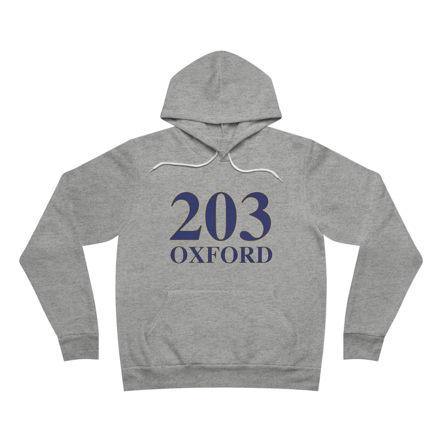 203 Oxford Unisex Sponge Fleece Pullover Hoodie
