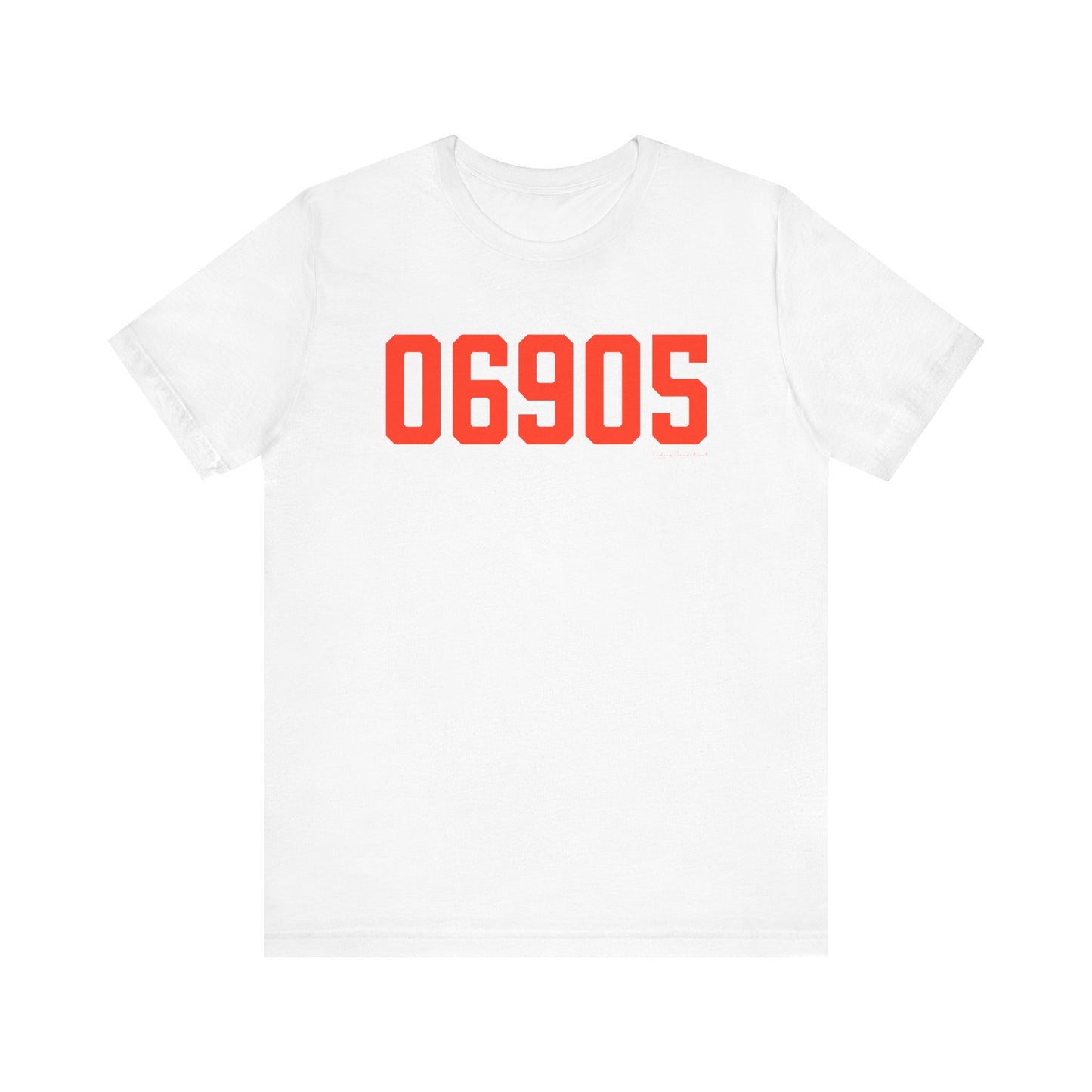 06905 Stamford Connecticut Zip Code Unisex Jersey Short Sleeve T-Shirt
