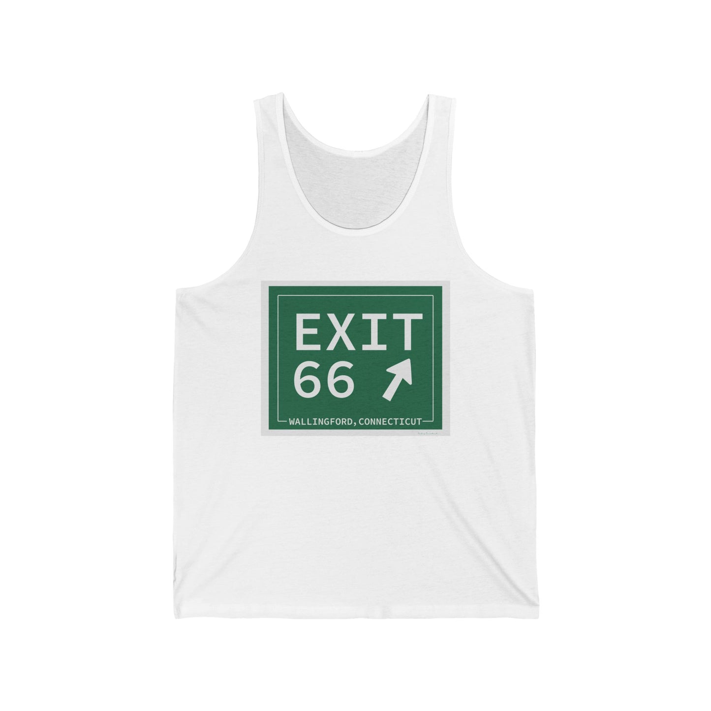 Vintage Exit 66 WCP Sign Unisex Jersey Tank Top
