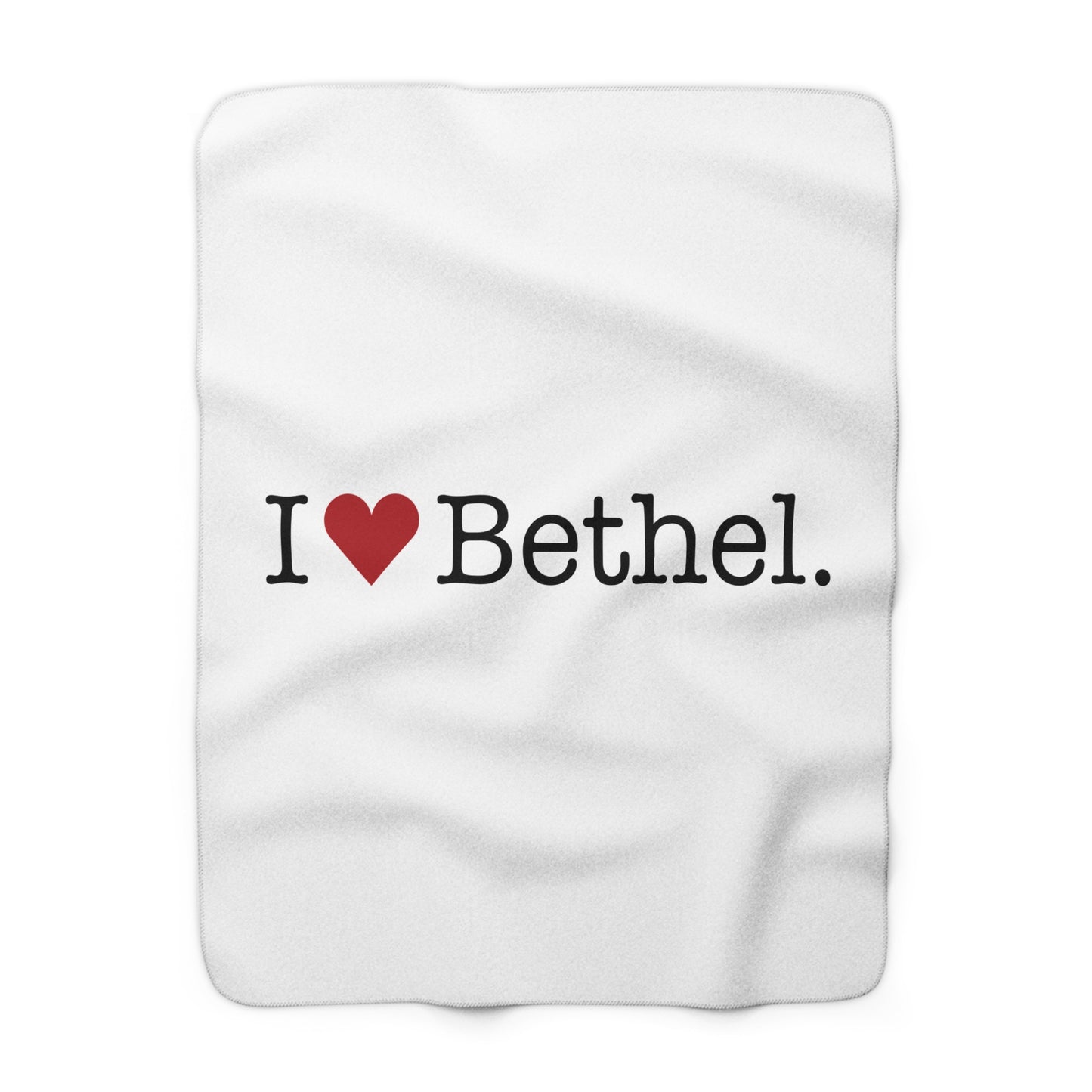 I Heart Bethel. Sherpa Fleece Blanket