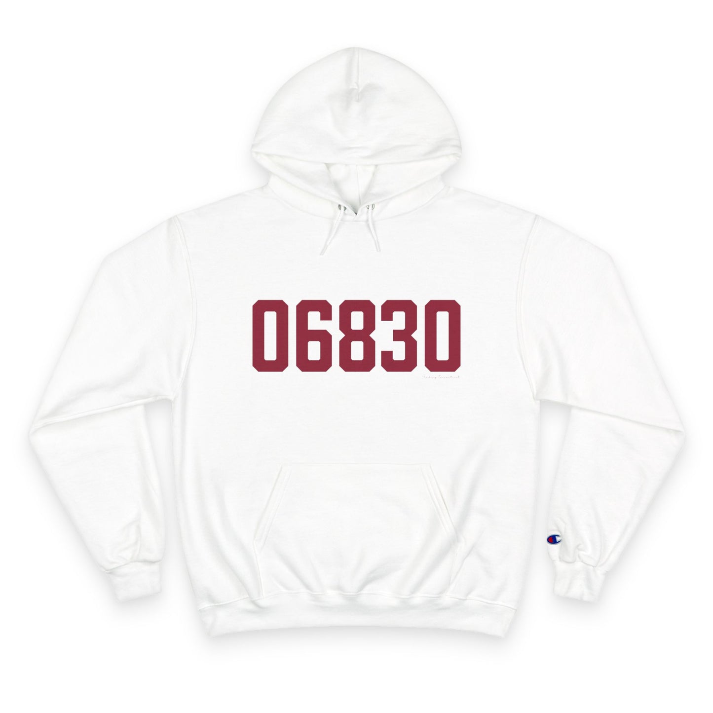 06830 - Greenwich Connecticut Zip Code Champion Hoodie