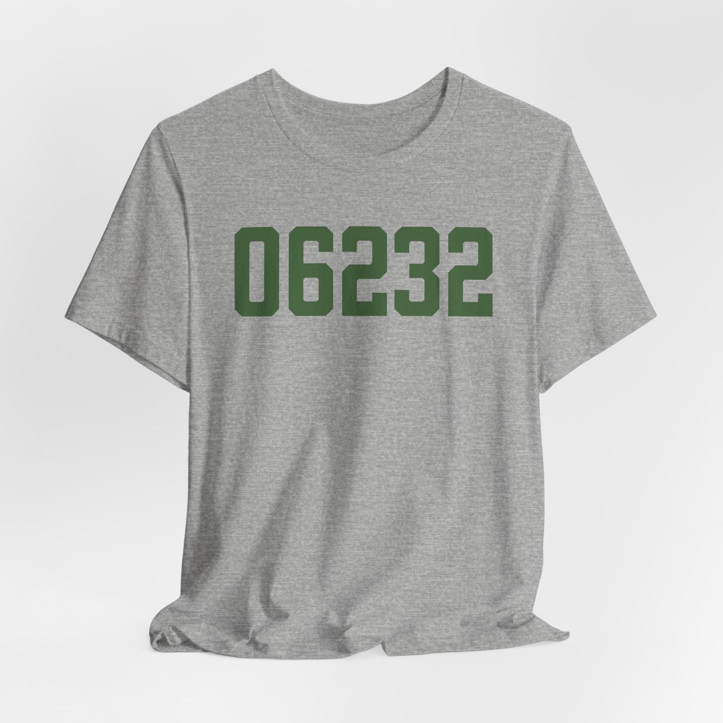 06232 Andover Connecticut Zip Code Unisex Jersey Short Sleeve T-Shirt