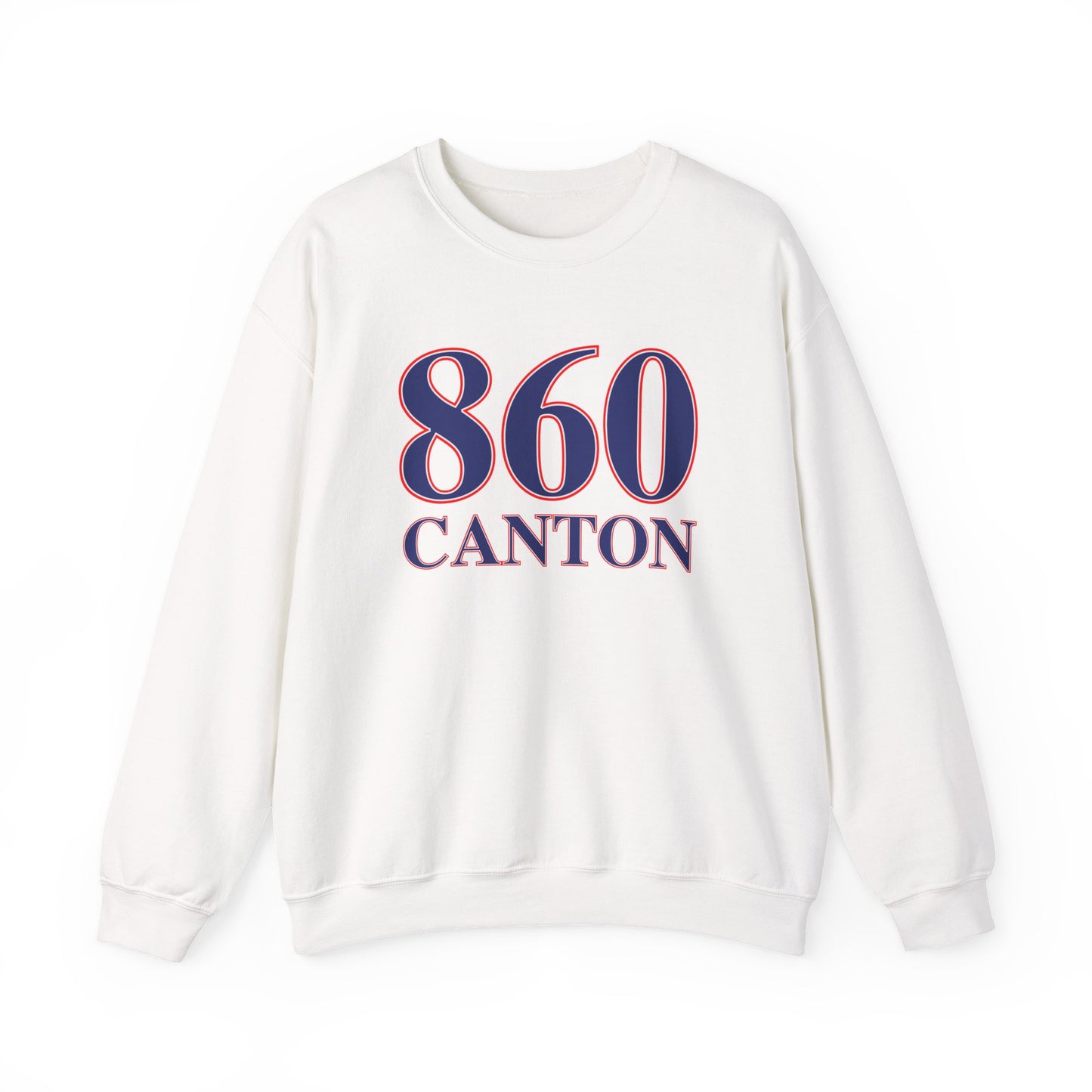 860 Canton Red White & Blue Unisex Heavy Blend™ Crewneck Sweatshirt