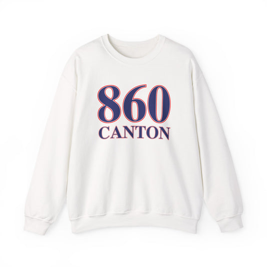 860 Canton Red White & Blue Unisex Heavy Blend™ Crewneck Sweatshirt