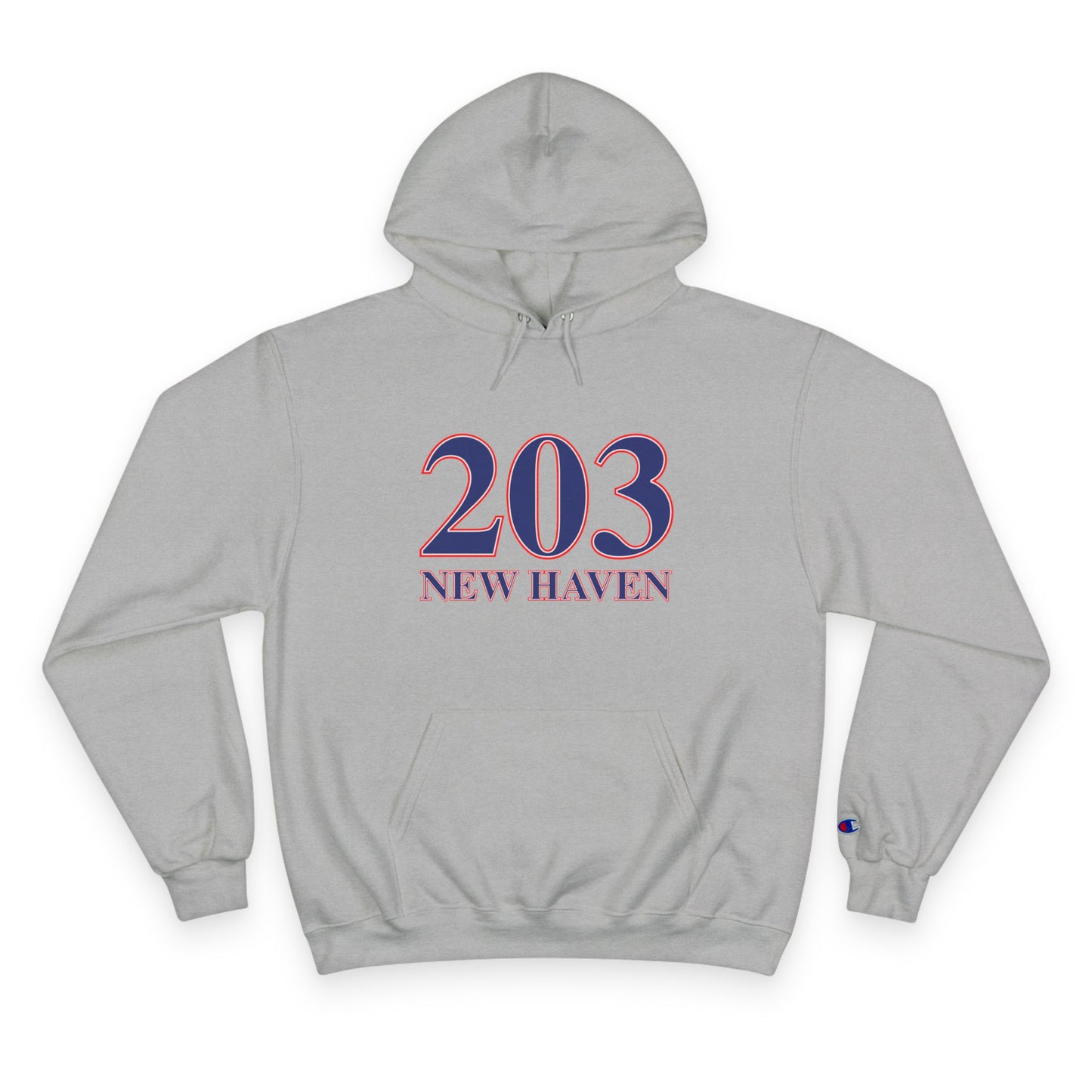 203 New Haven Red, White & Blue Champion Hoodie