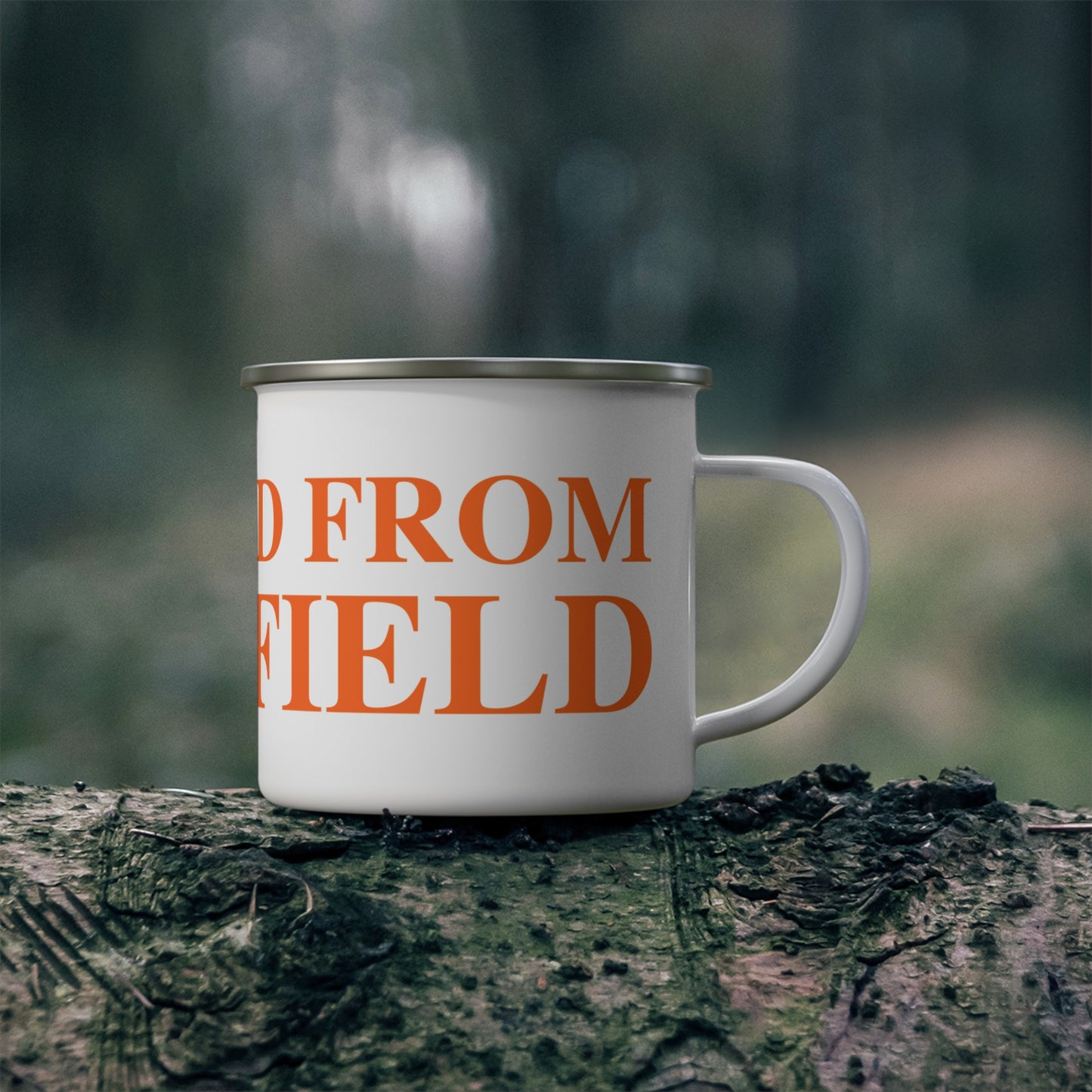 Just a kid from Ridgefield Enamel Camping Mug