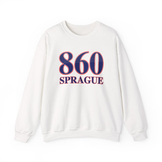 860 Sprague Red White & Blue Unisex Heavy Blend™ Crewneck Sweatshirt