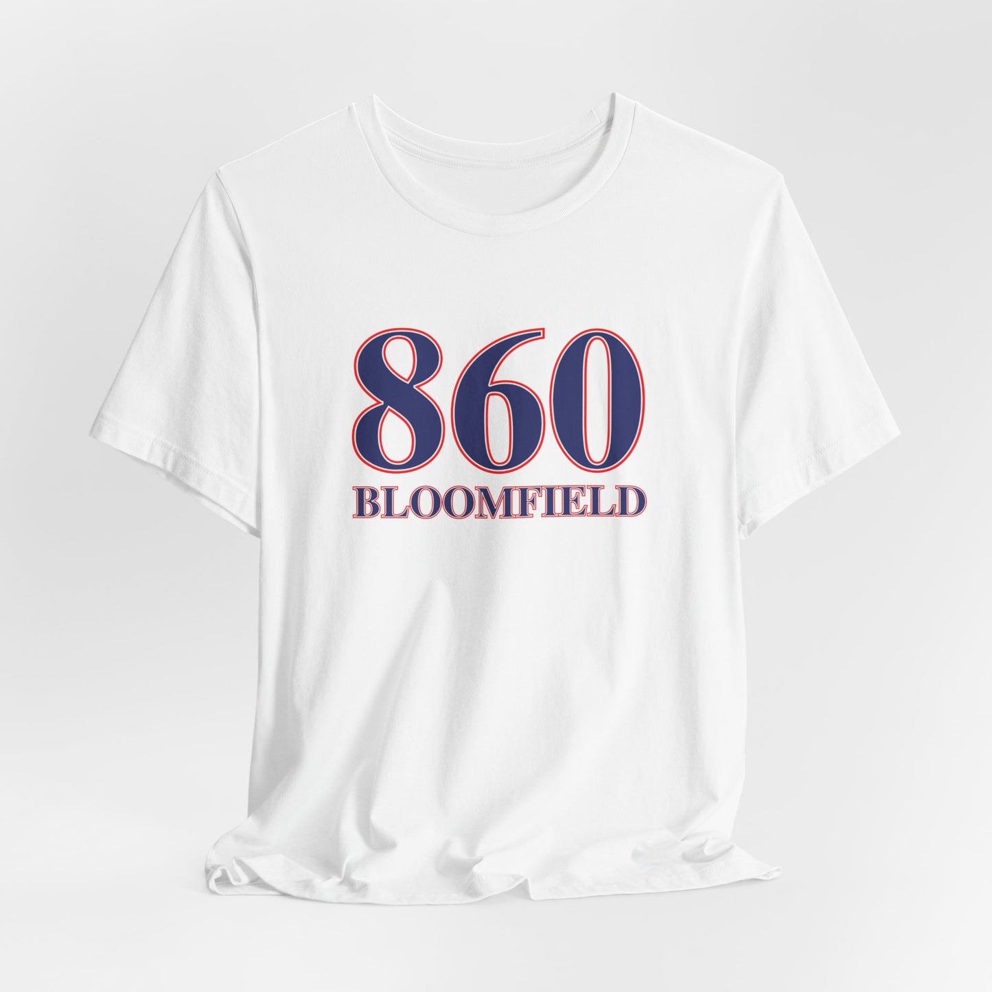 860 Bloomfield Red White & Blue Unisex Jersey Short Sleeve T-Shirt