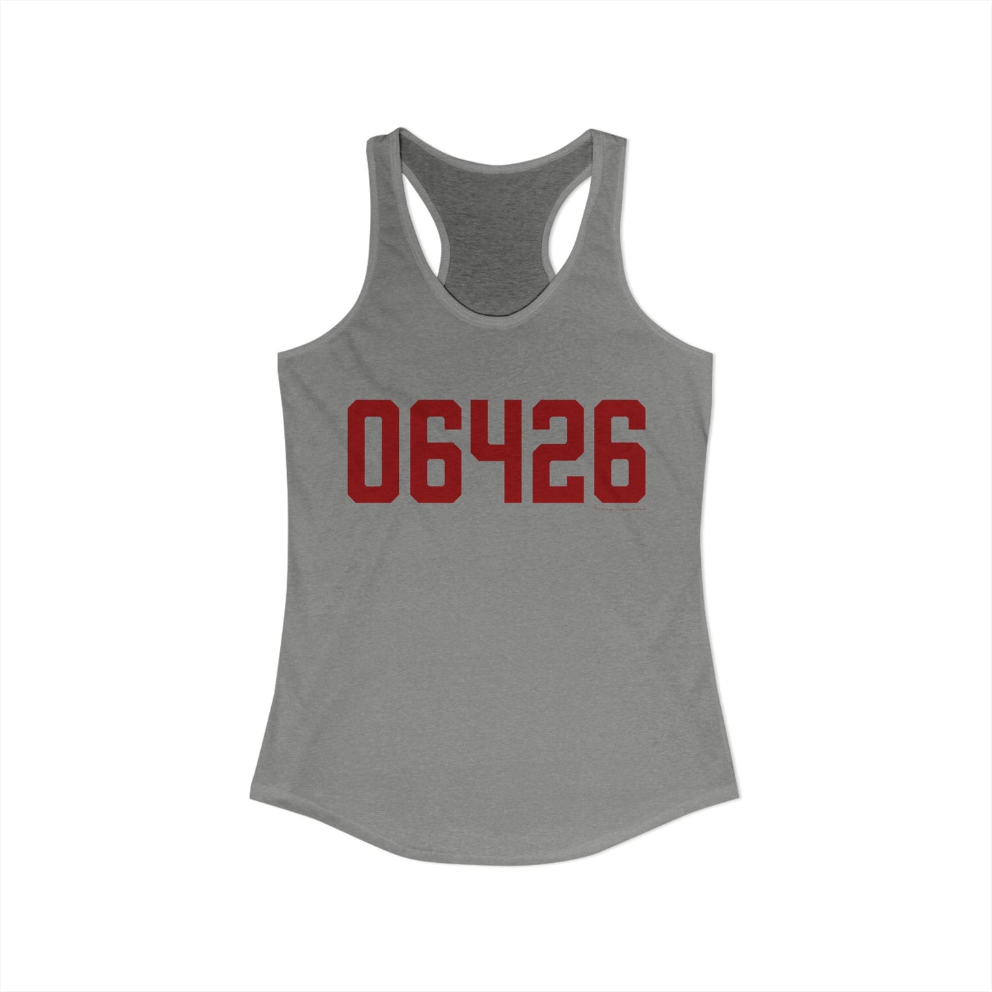 06426 Essex Connecticut Zip Code Women's Ideal Racerback Tank Top