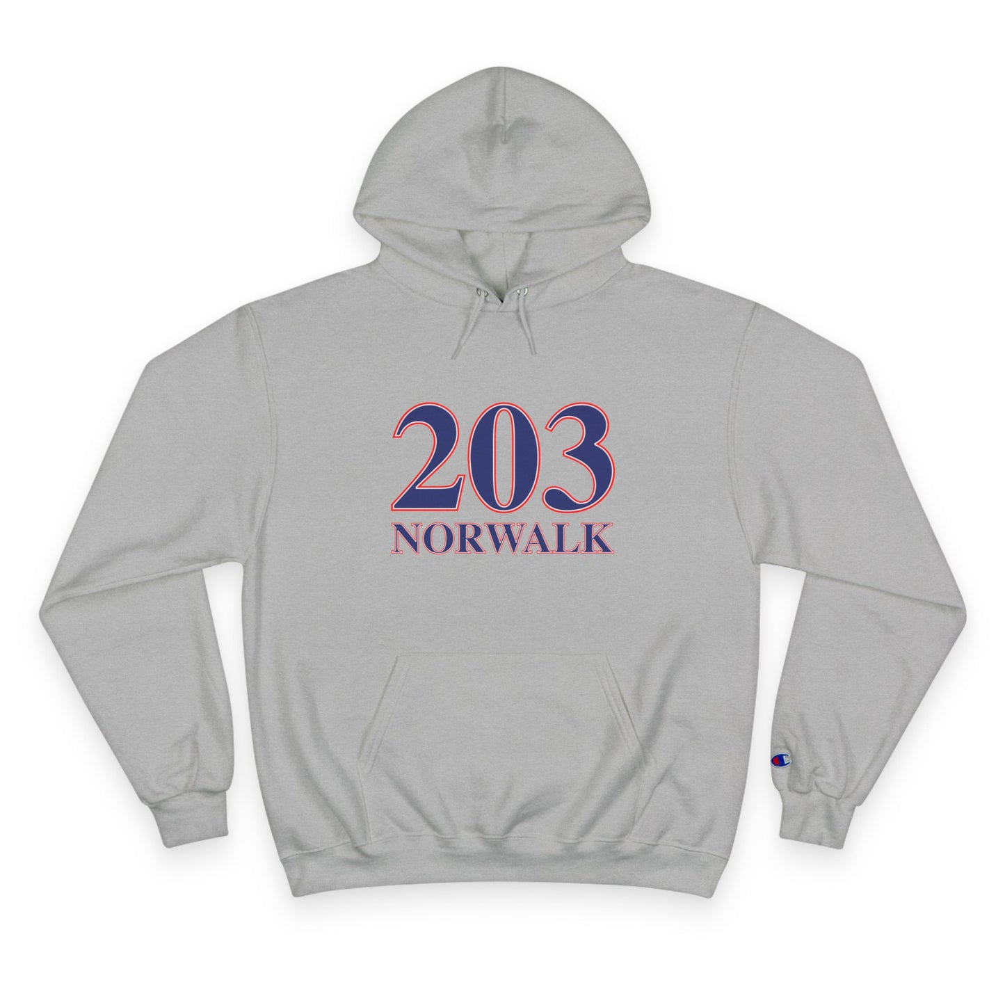 203 Norwalk Red White & Blue Champion Hoodie