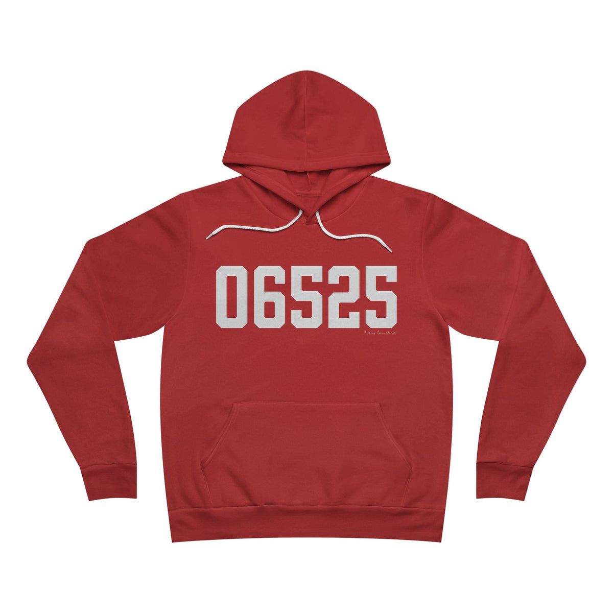 06525 Woodbridge CT Zip Code Unisex Sponge Fleece Pullover Hoodie