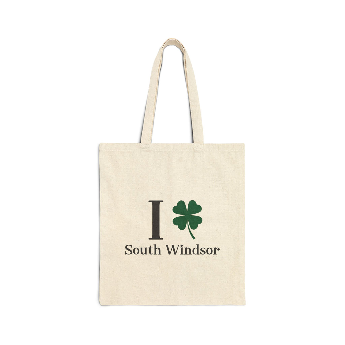 I Clover South Windsor Cotton Canvas Tote Bag