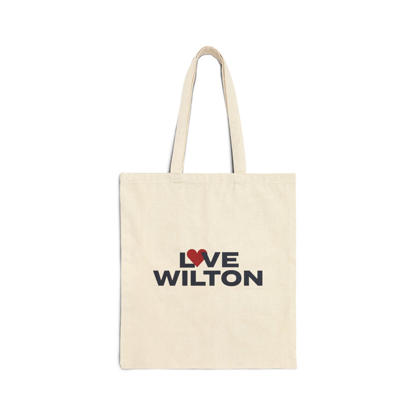 Love Wilton Cotton Canvas Tote Bag