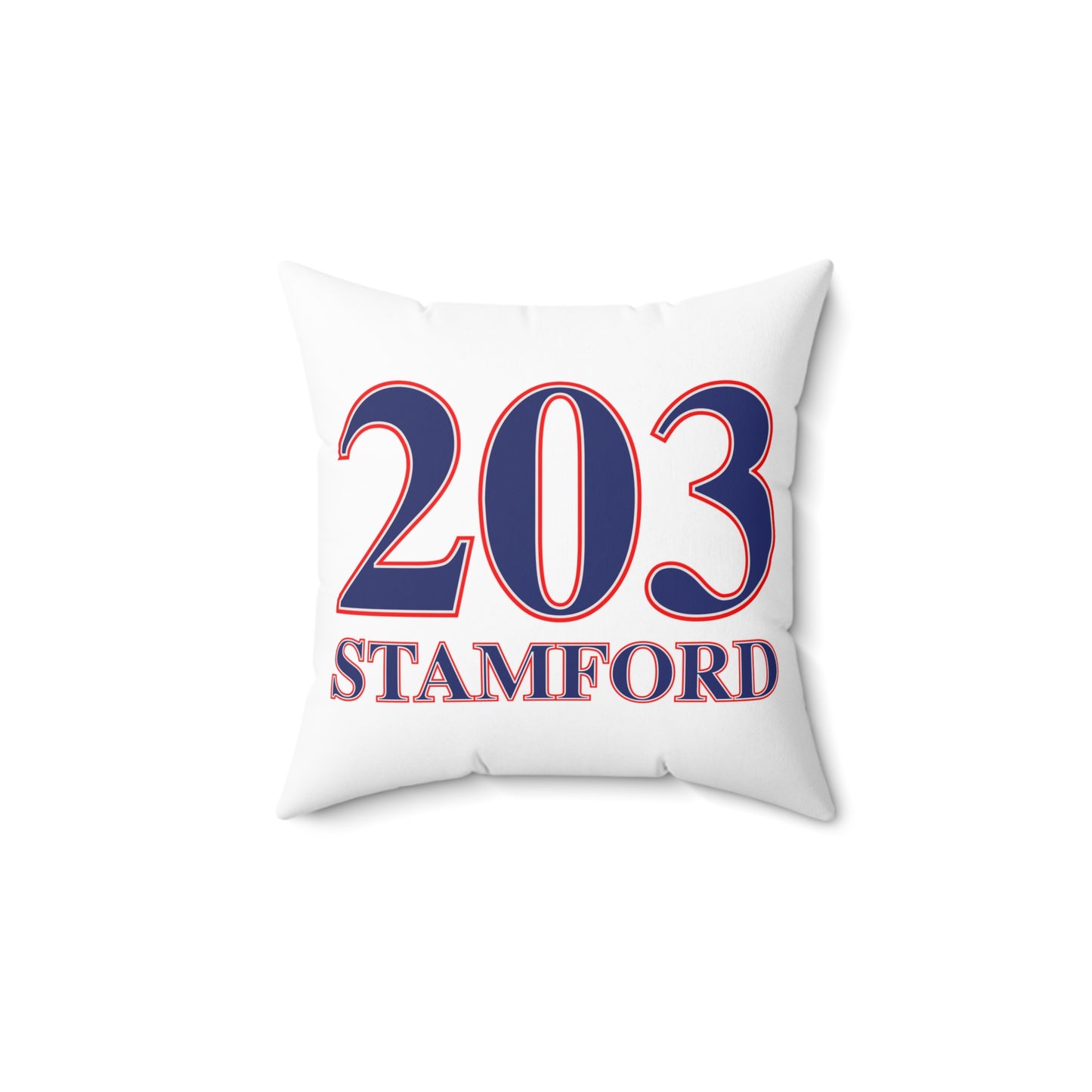 203 Stamford Red White & Blue Spun Polyester Square Pillow