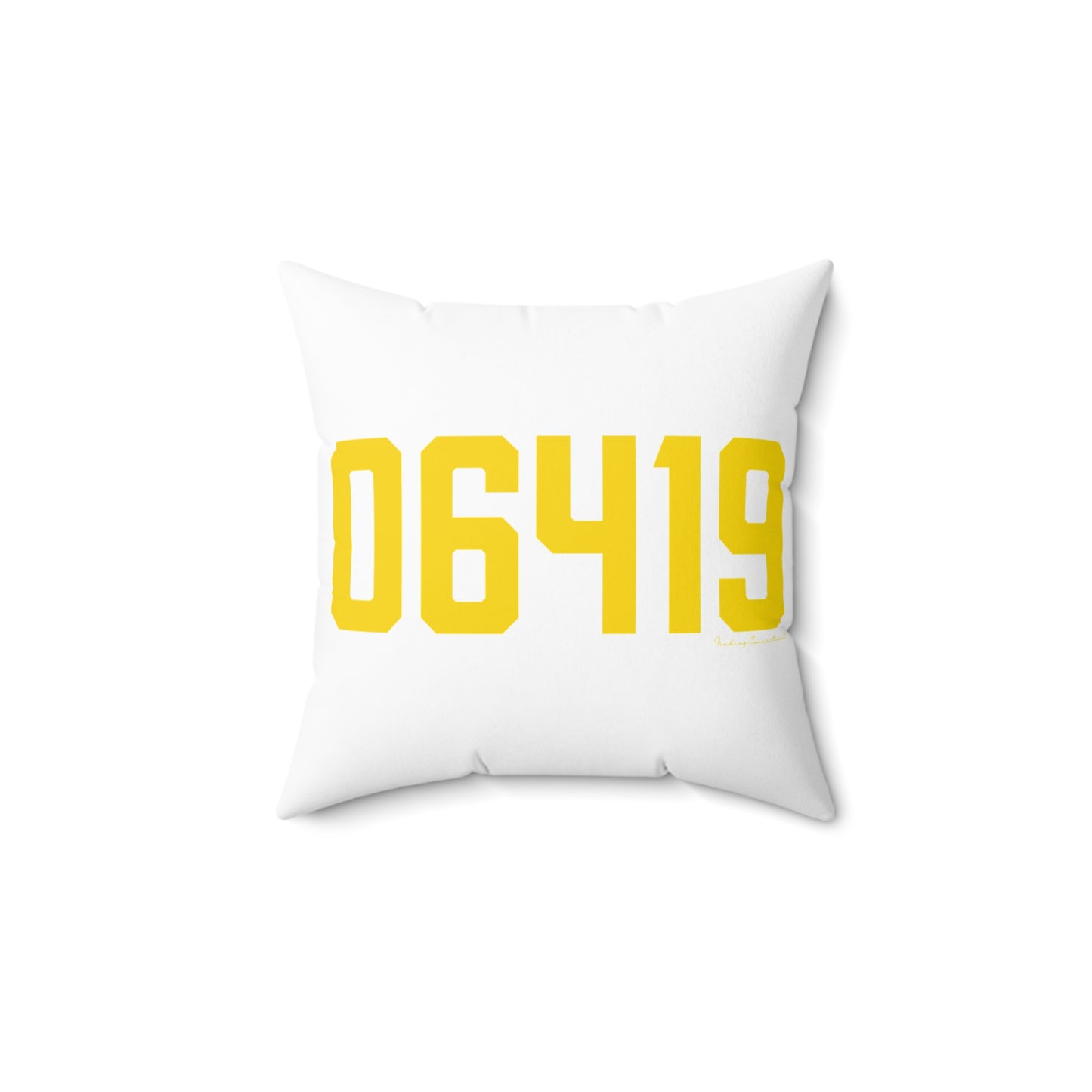 06419 Killingworth Connecticut Zip Code Spun Polyester Square Pillow