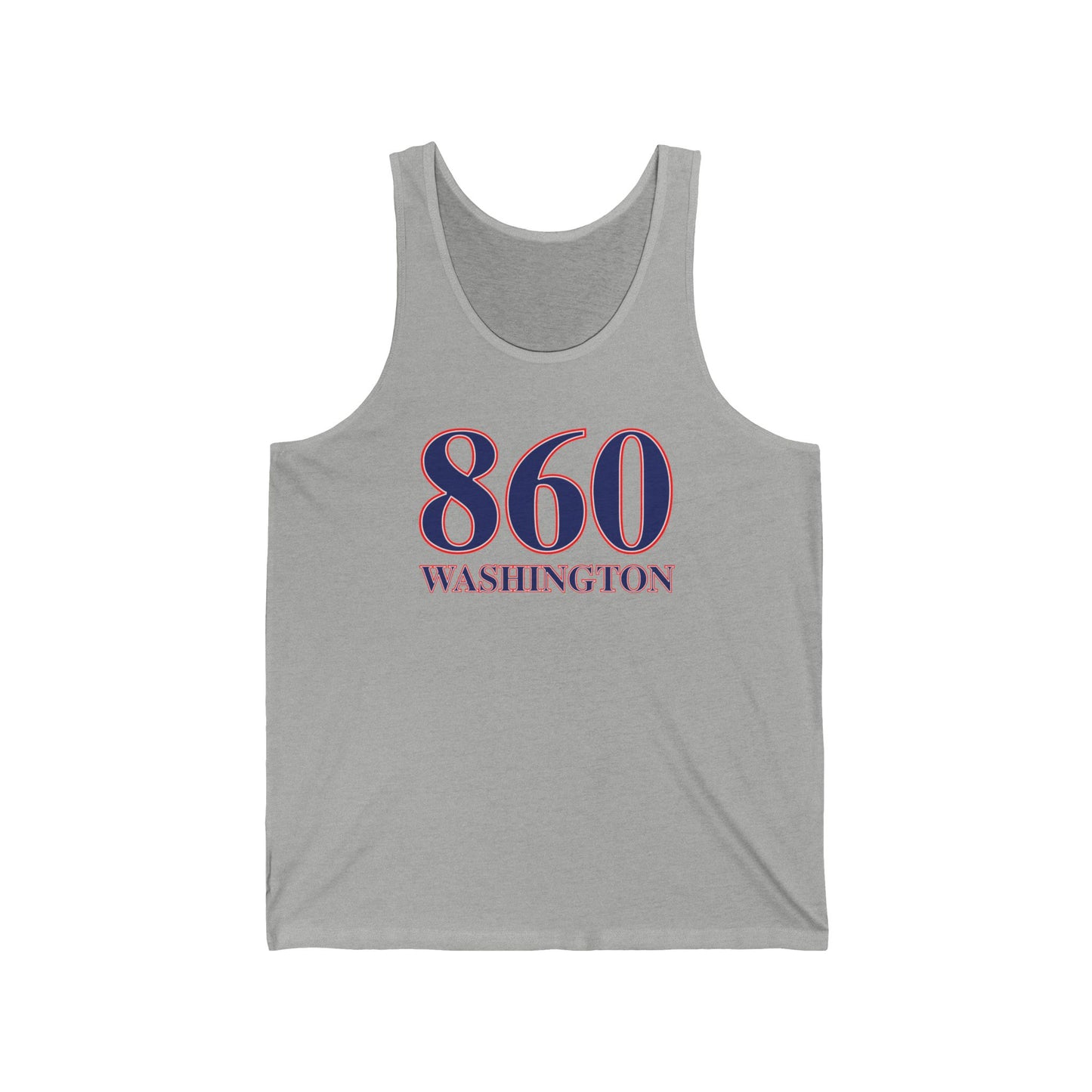 860 Washington Red White & Blue Unisex Jersey Tank Top