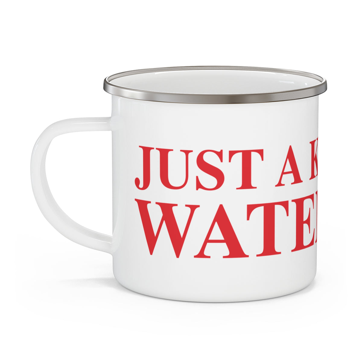 Just a kid from Waterford Enamel Camping Mug