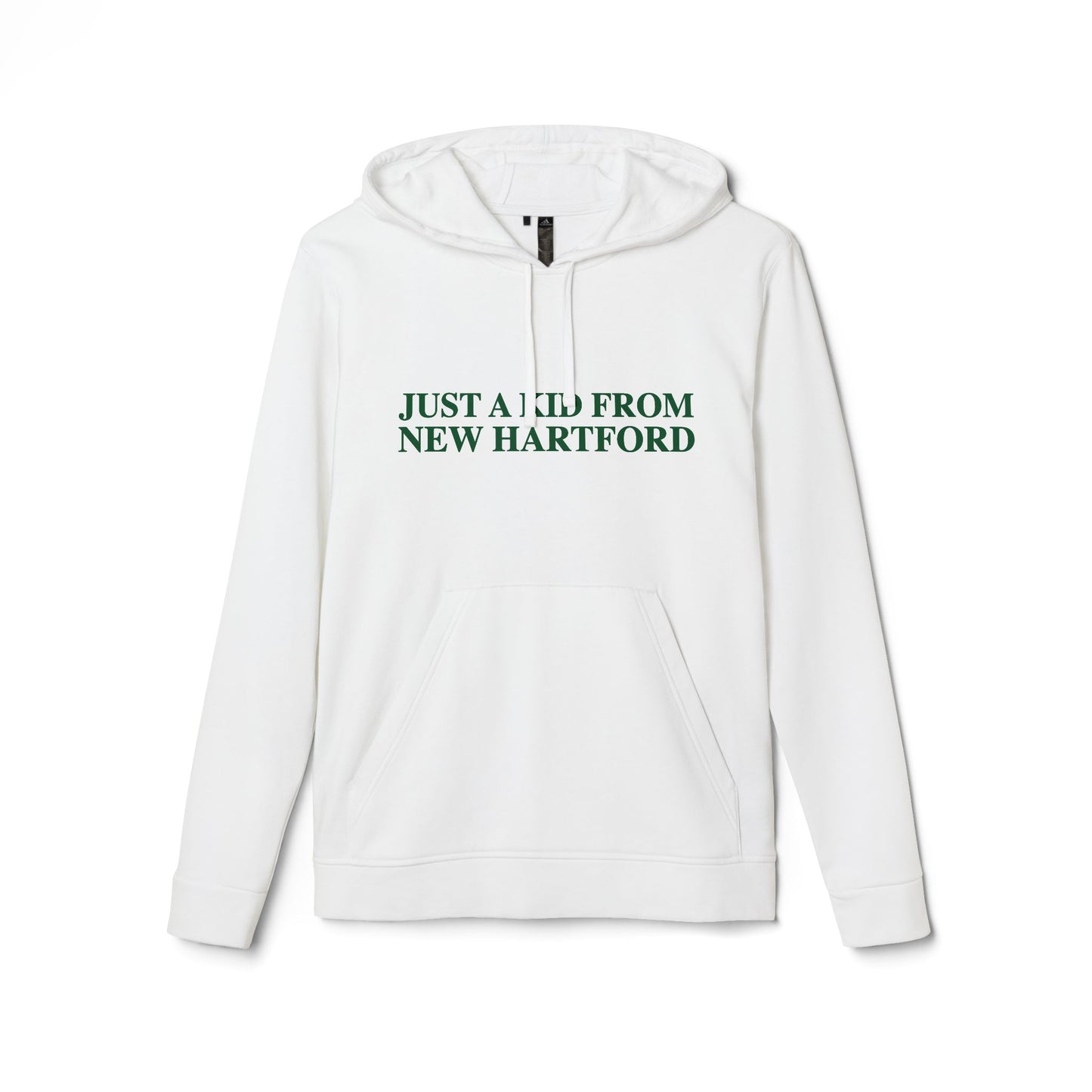 Just a kid from New Hartford adidas Unisex Fleece Hoodie