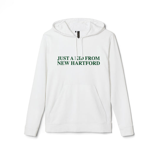 Just a kid from New Hartford adidas Unisex Fleece Hoodie