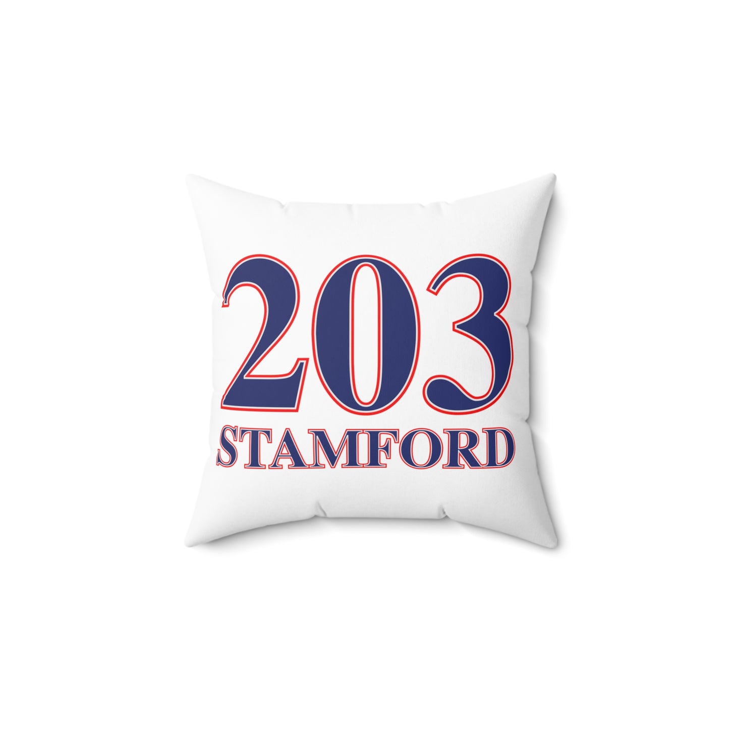 203 Stamford Red White & Blue Spun Polyester Square Pillow