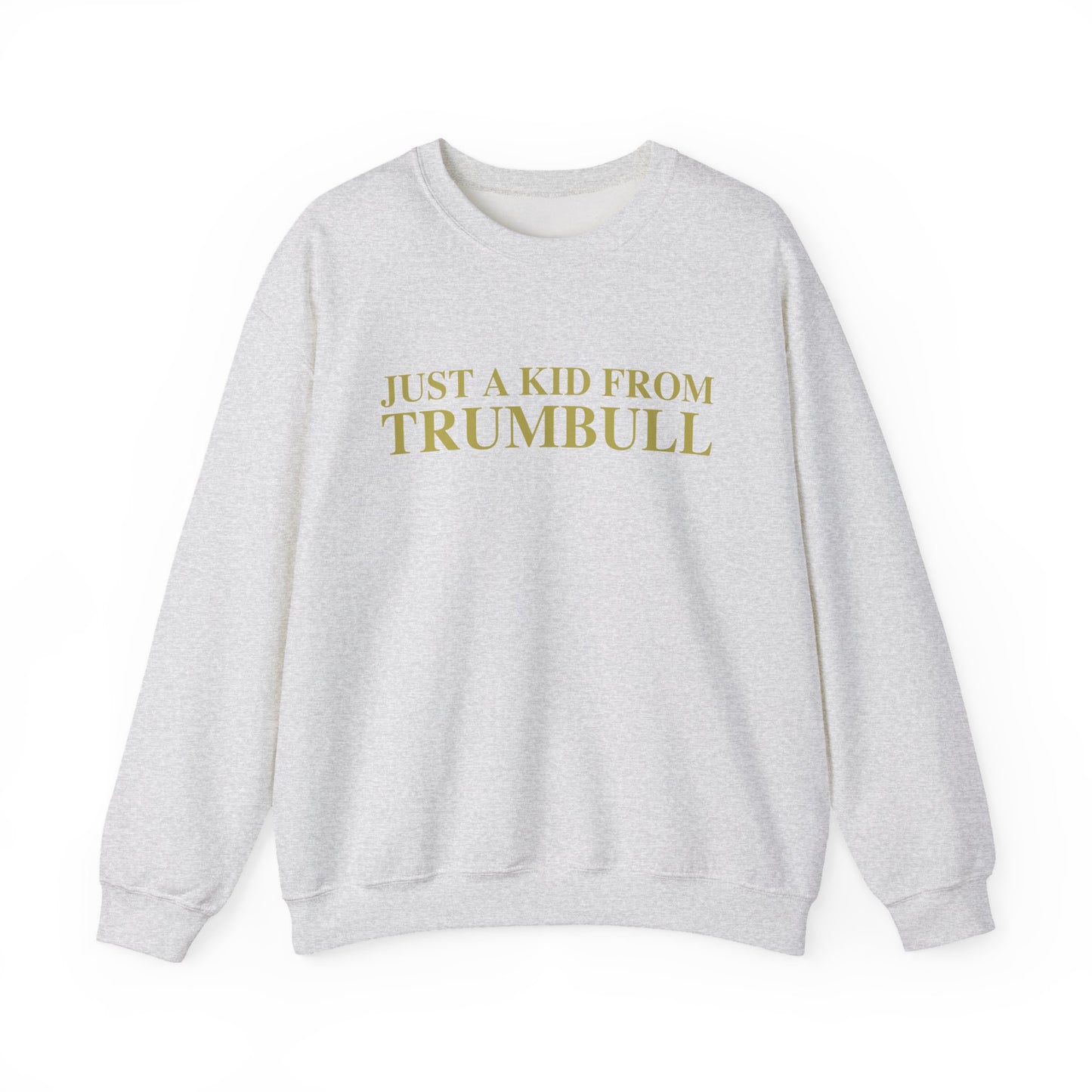 Just a kid from Trumbull Unisex Heavy Blend™ Crewneck Sweatshirt