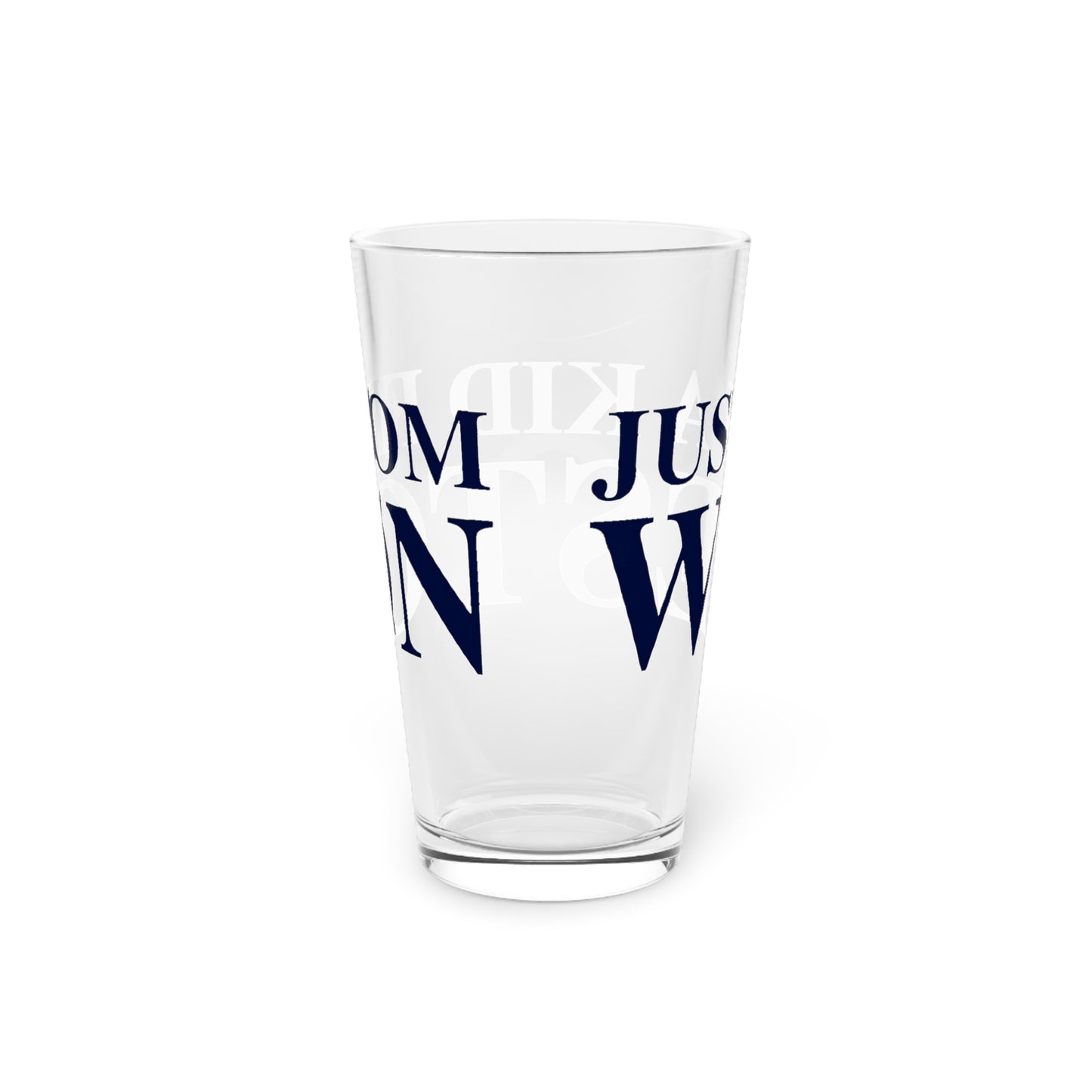 Just a kid from Weston Pint Glass, 16oz