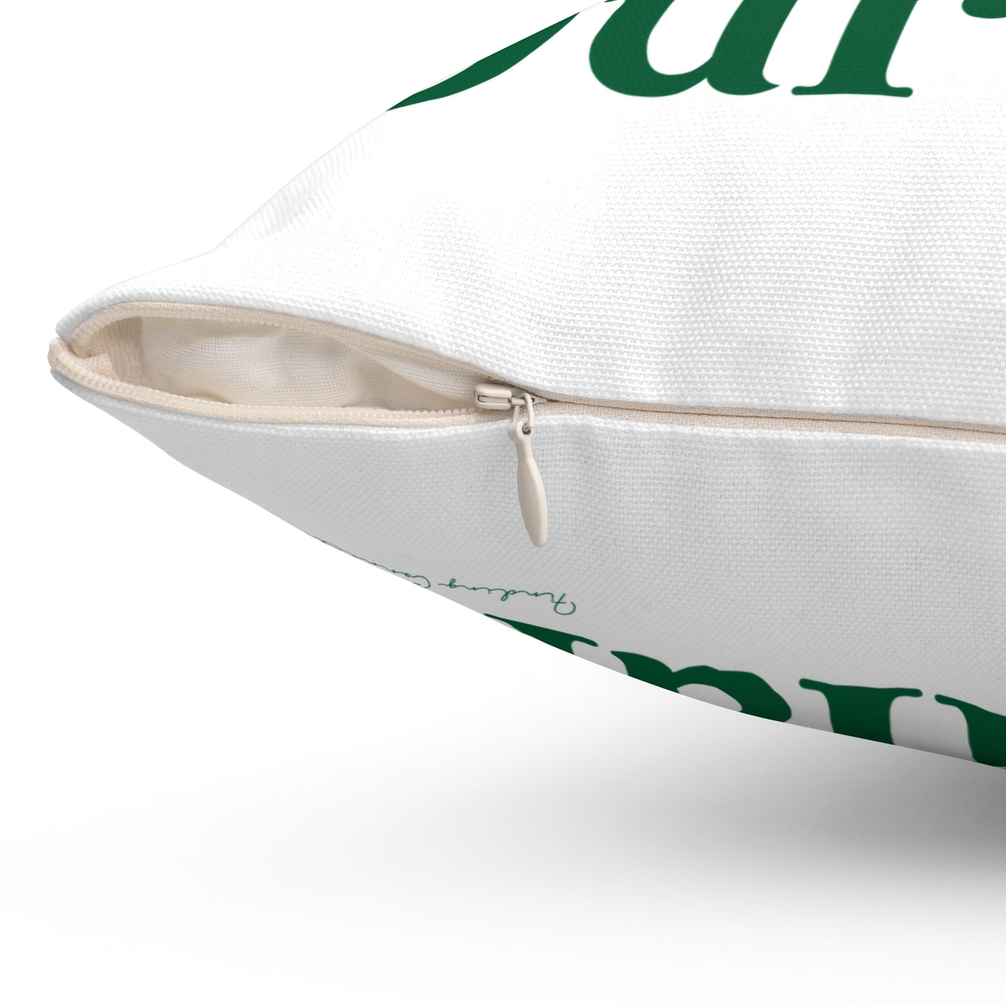 I Clover Durham Spun Polyester Square Pillow