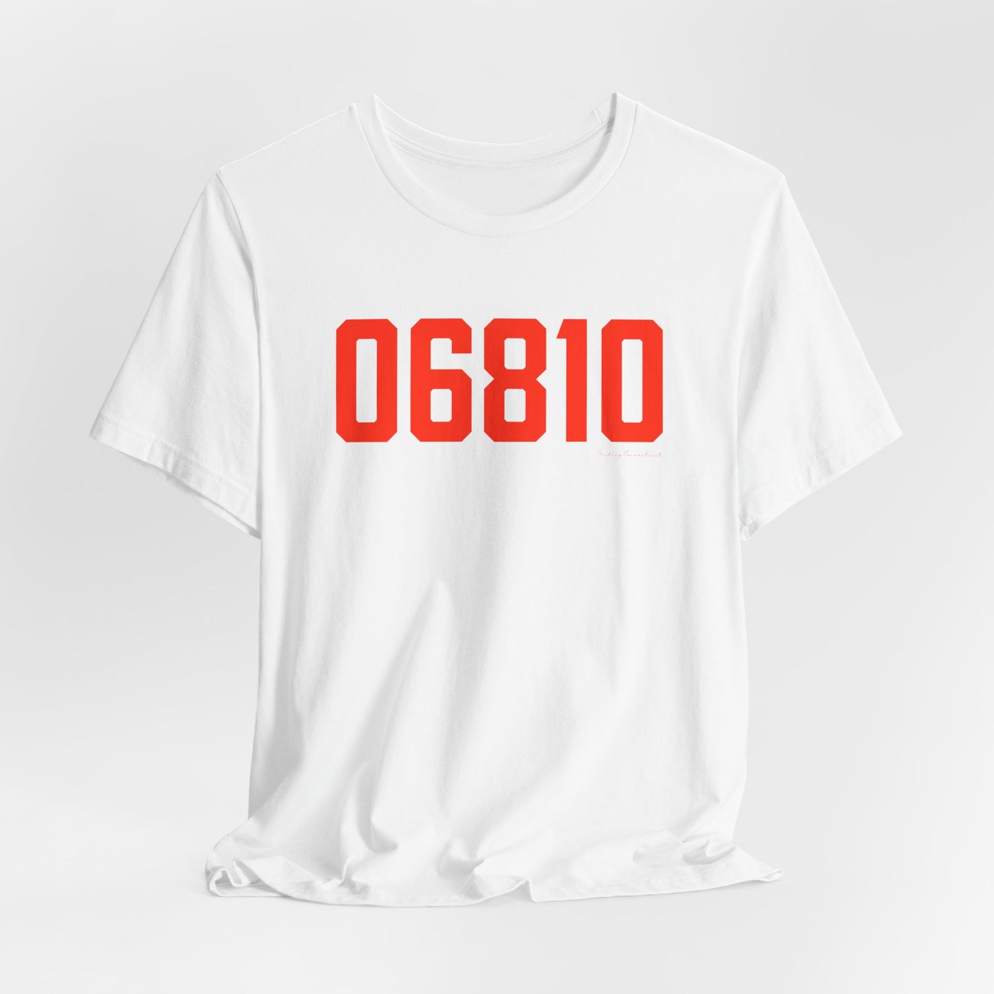 06810 Danbury Connecticut Zip Code Unisex Jersey Short Sleeve T-Shirt