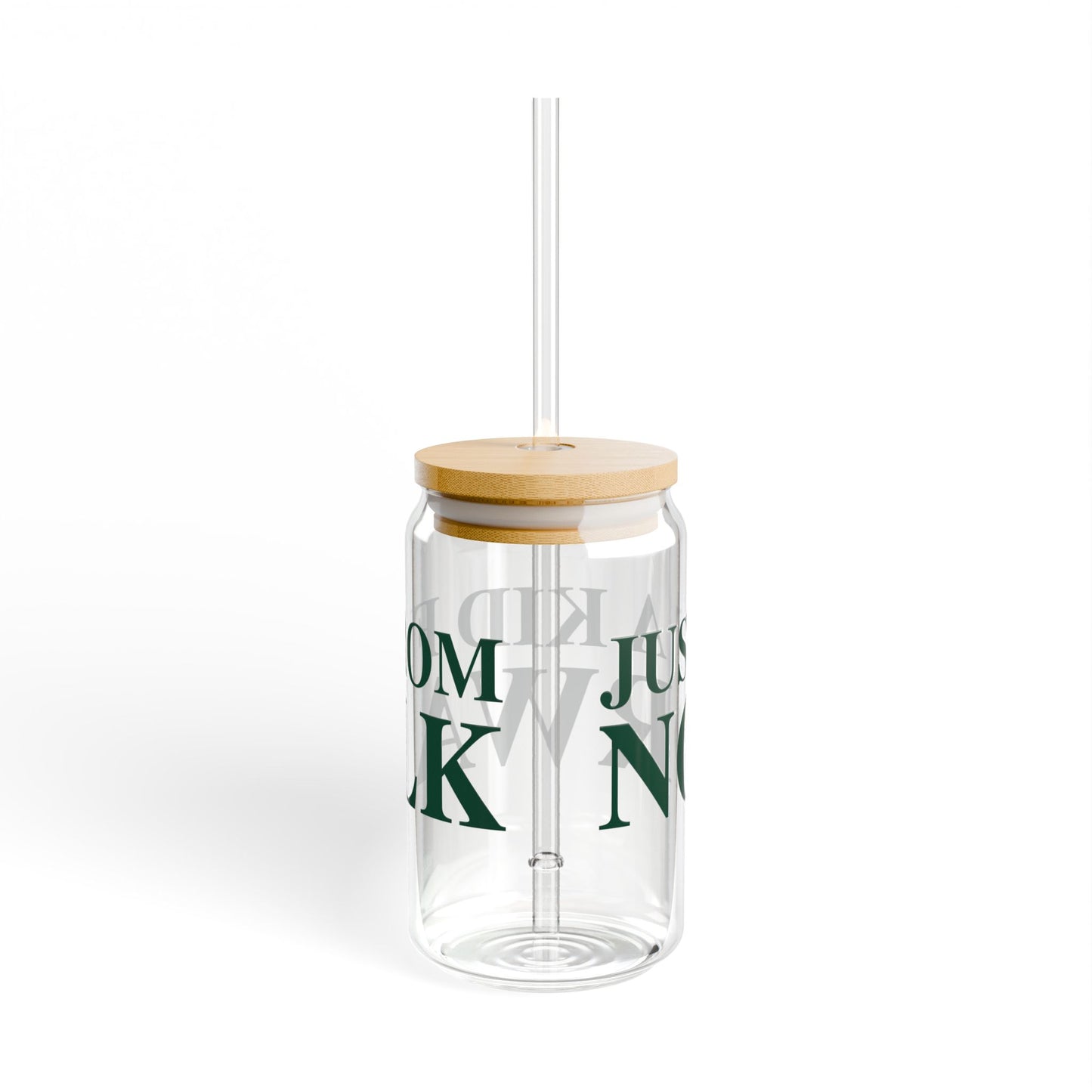Just a kid from Norwalk Sipper Glass, 16oz