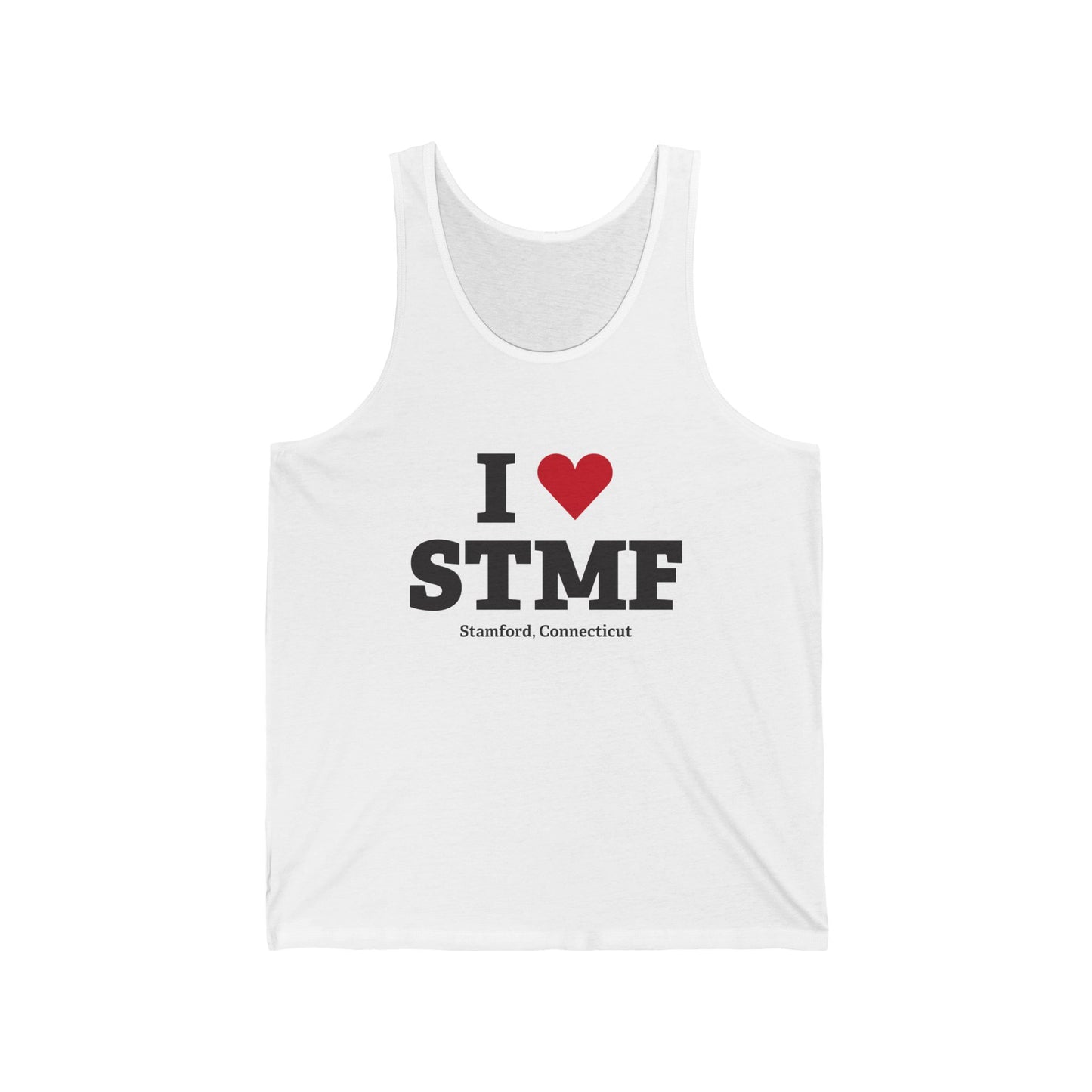 I Heart STMF
Unisex Jersey Tank Top