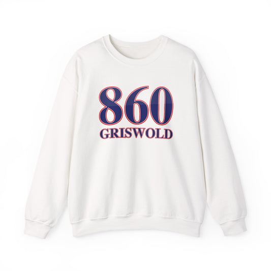 860 Griswold Red White & Blue Unisex Heavy Blend™ Crewneck Sweatshirt