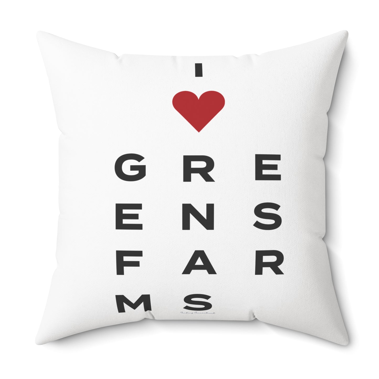Greens Farms Vision Spun Polyester Square Pillow