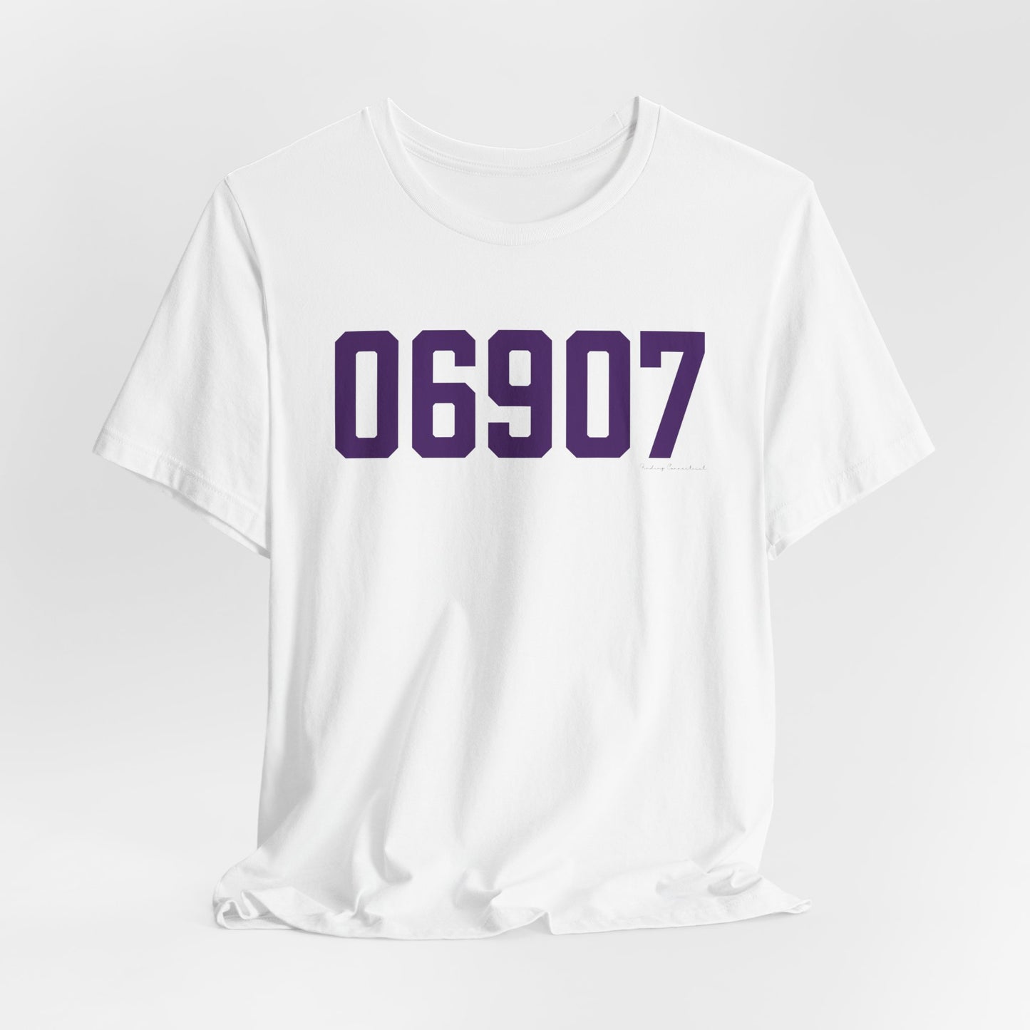 06907 Stamford Connecticut Zip Code Unisex Jersey Short Sleeve T-Shirt