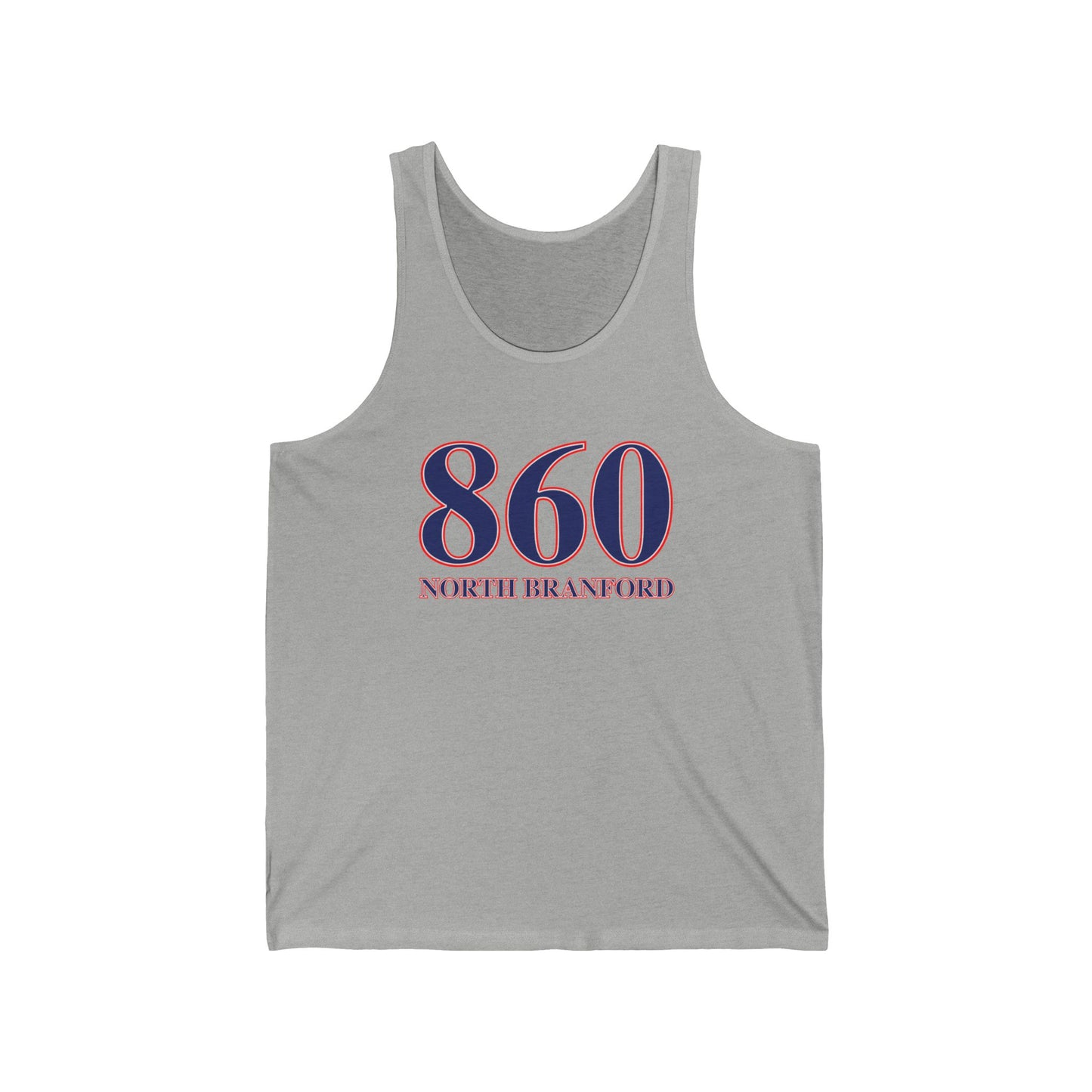 860 North Stonington Red White & Blue Unisex Jersey Tank Top
