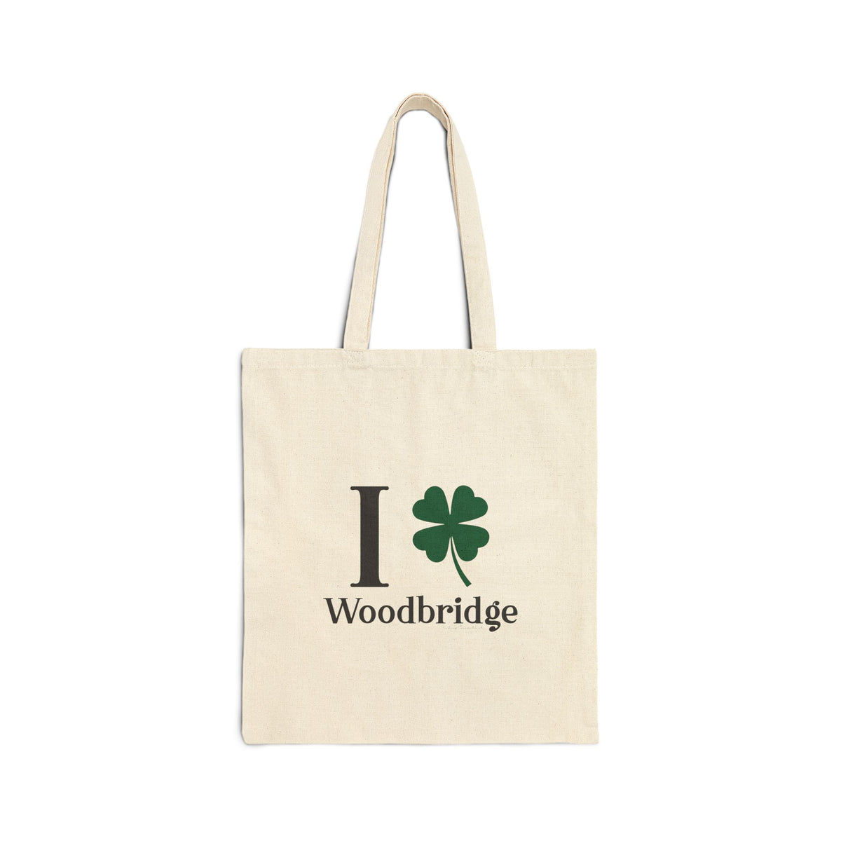 I Clover Woodbridge Cotton Canvas Tote Bag