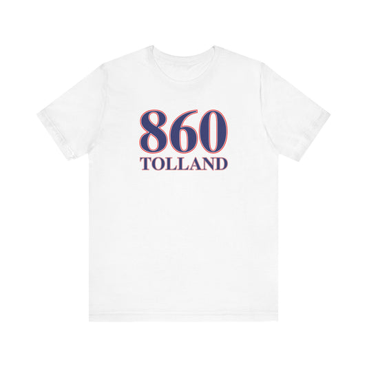 860 Tolland Red White & Blue Unisex Jersey Short Sleeve T-Shirt