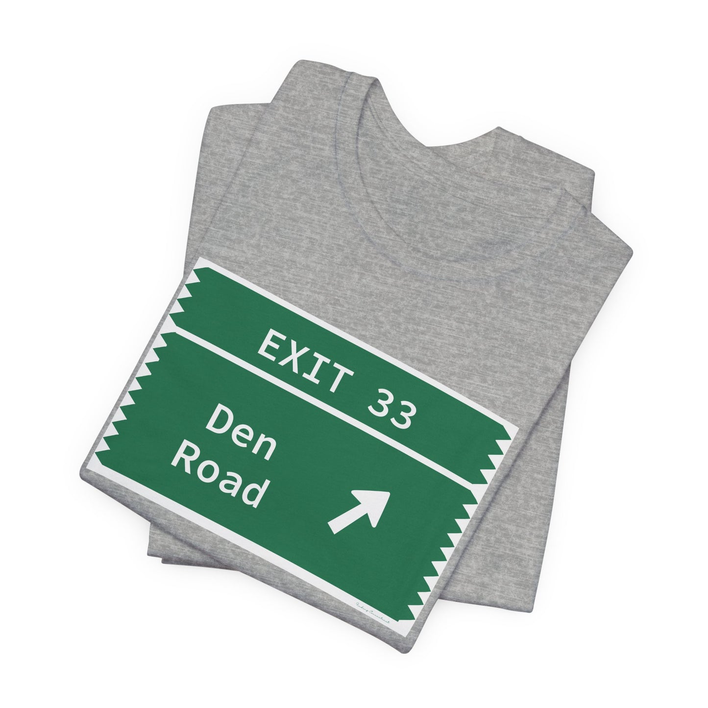 Vintage Merritt Parkway Exit 33 Sign Unisex Jersey Short Sleeve T-Shirt