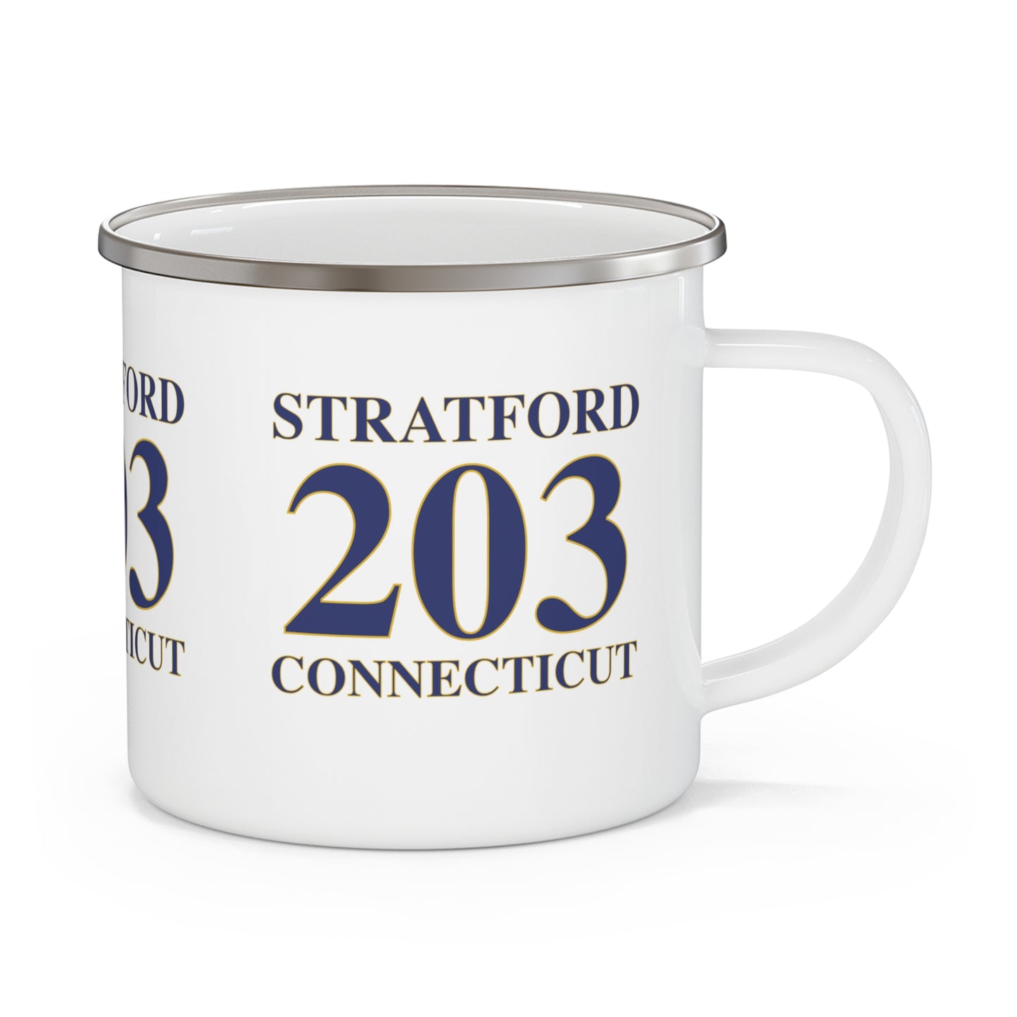 Stratford 203 Connecticut Enamel Camping Mug