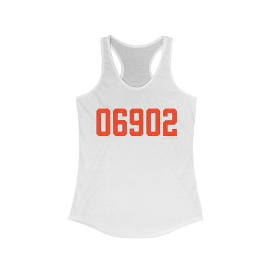 06902 Stamford Connecticut Zip Code Women's Ideal Racerback Tank Top