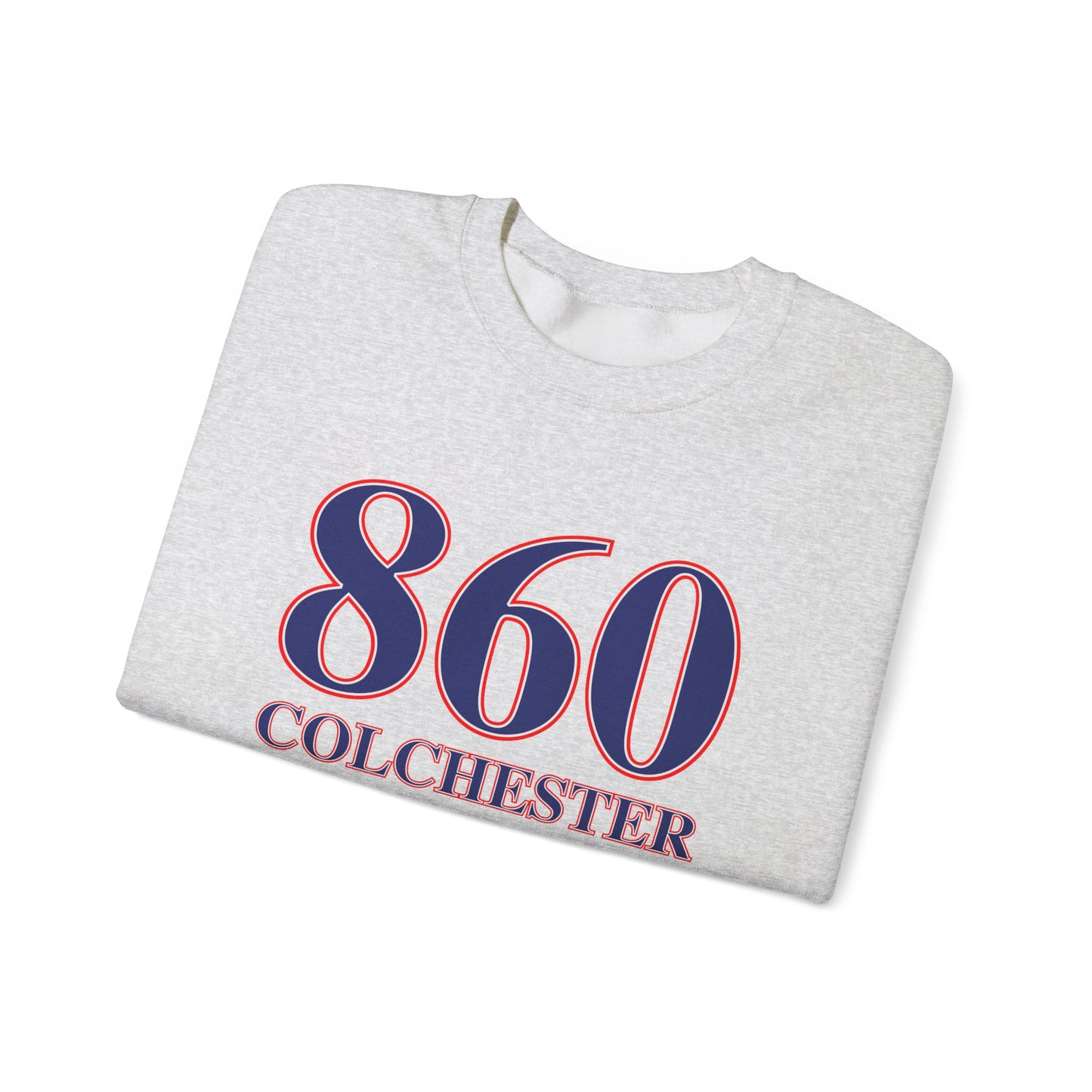 860 Colchester Red White & Blue Unisex Heavy Blend™ Crewneck Sweatshirt