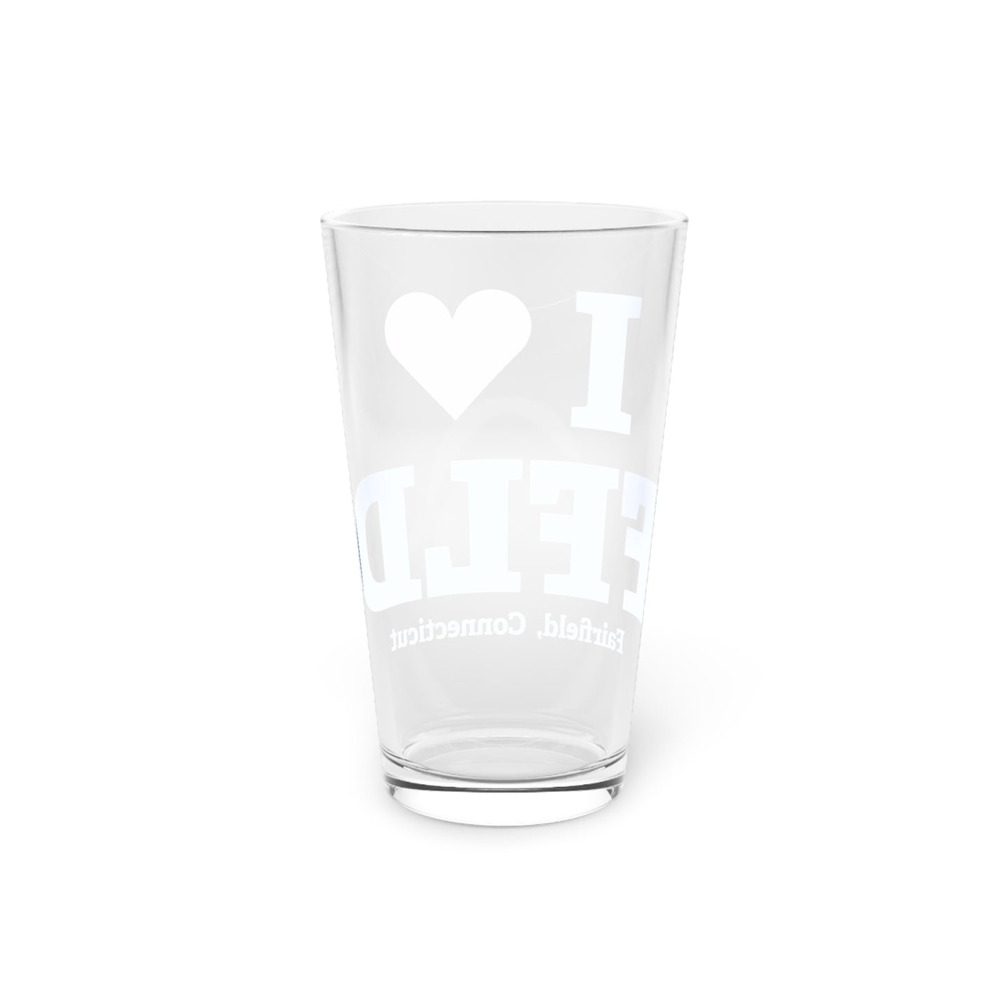 I Heart FFLD Pint Glass, 16oz