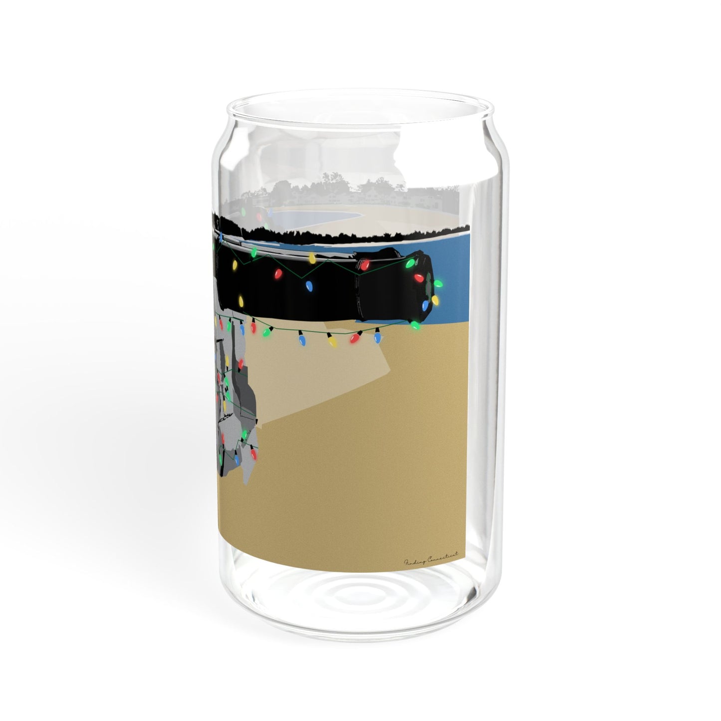 Compo Cannon Lights Sipper Glass, 16oz