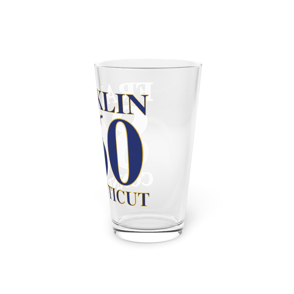 Franklin 860 Connecticut Pint Glass, 16oz