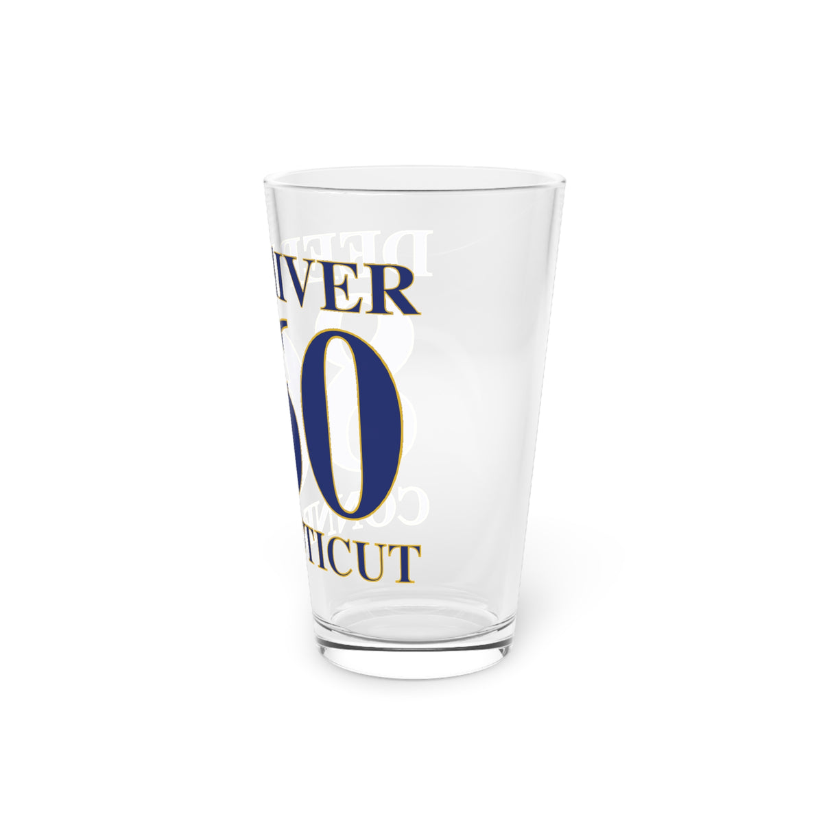 Deep River 860 Connecticut Pint Glass, 16oz