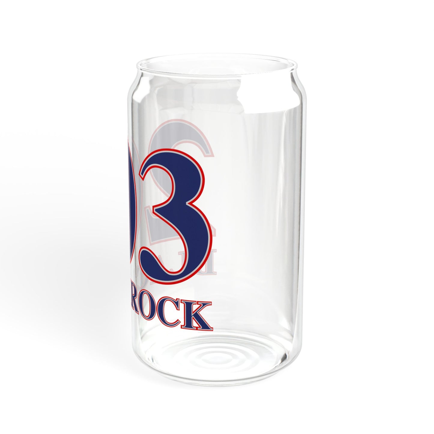 203 Black Rock Red White & Blue Sipper Glass, 16oz