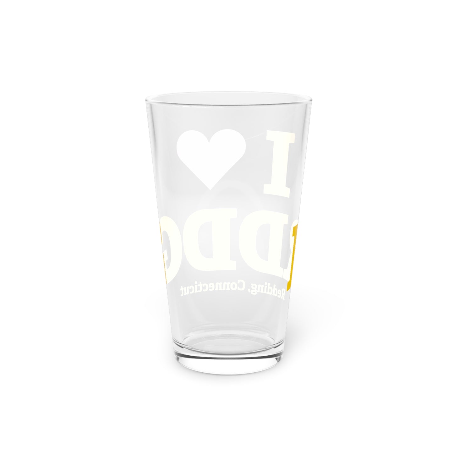 I Heart RDDG Pint Glass, 16oz