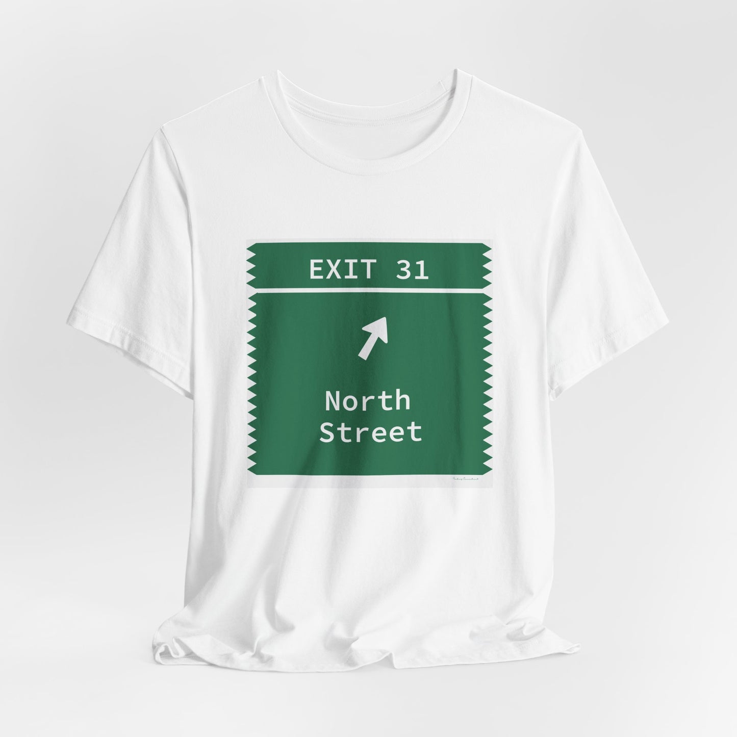 Vintage Merritt Parkway Exit 31 Sign Unisex Jersey Short Sleeve T-Shirt